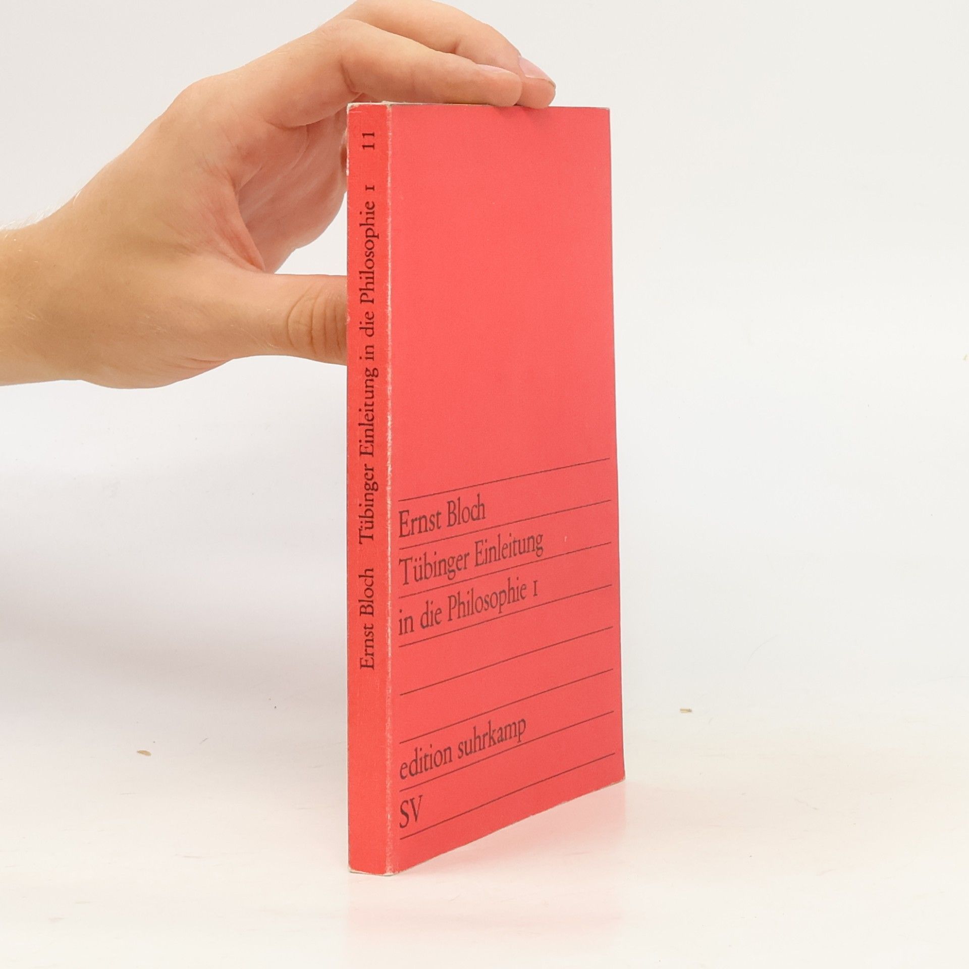 Ernst Bloch Tübinger Einleitung in die Philosophie I.