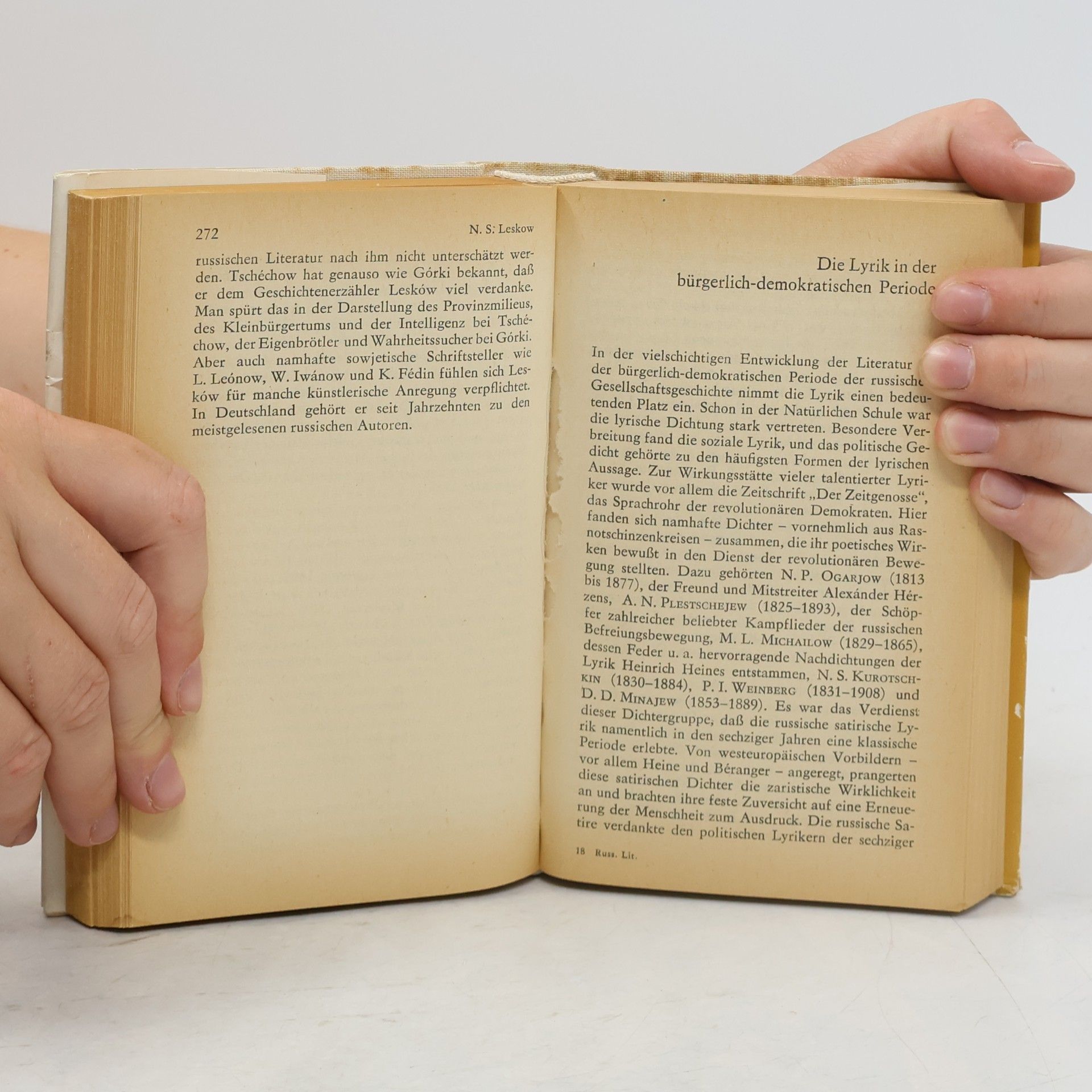 Various authors Russische Literatur im Überblick