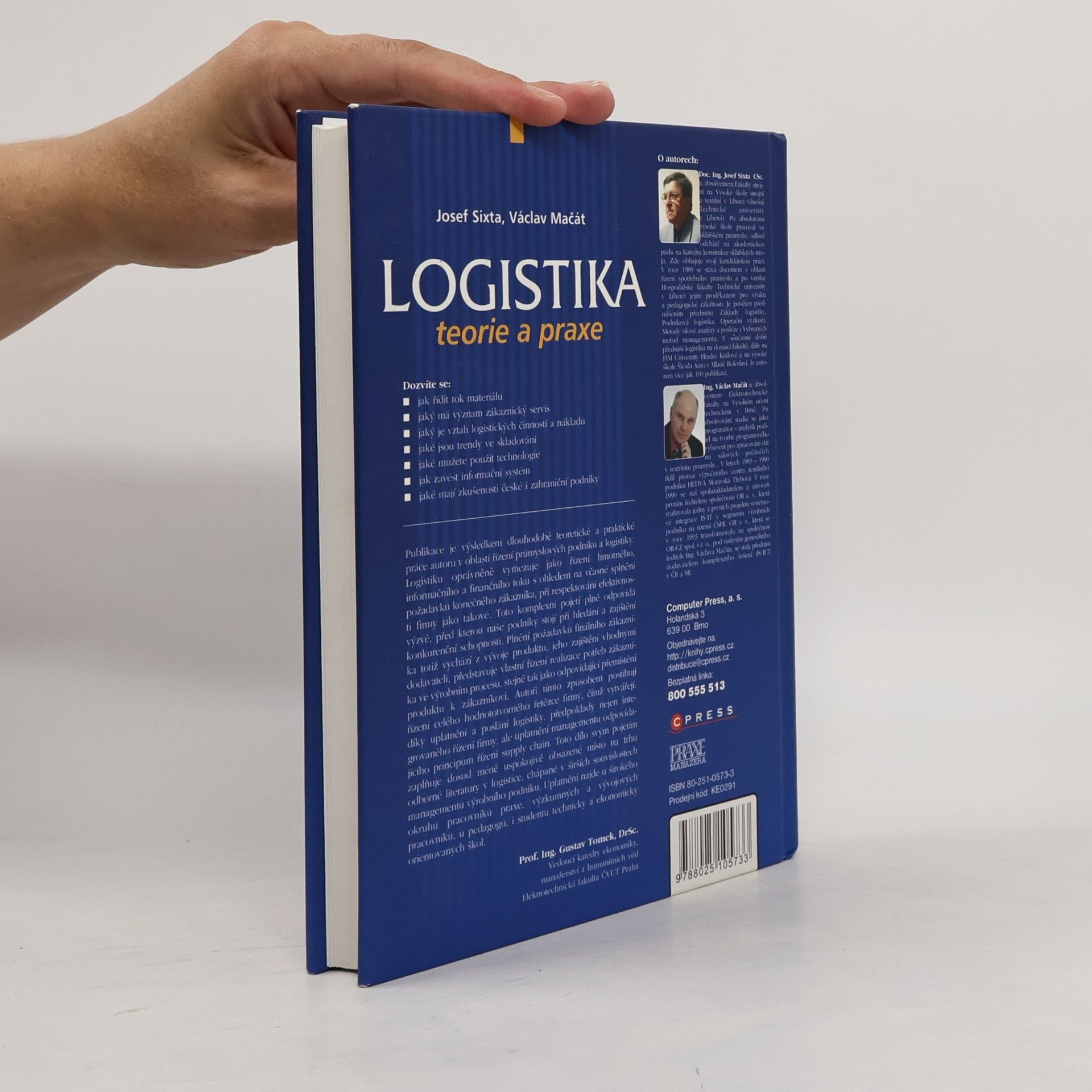 Josef Sixta Logistika: Teorie a praxe