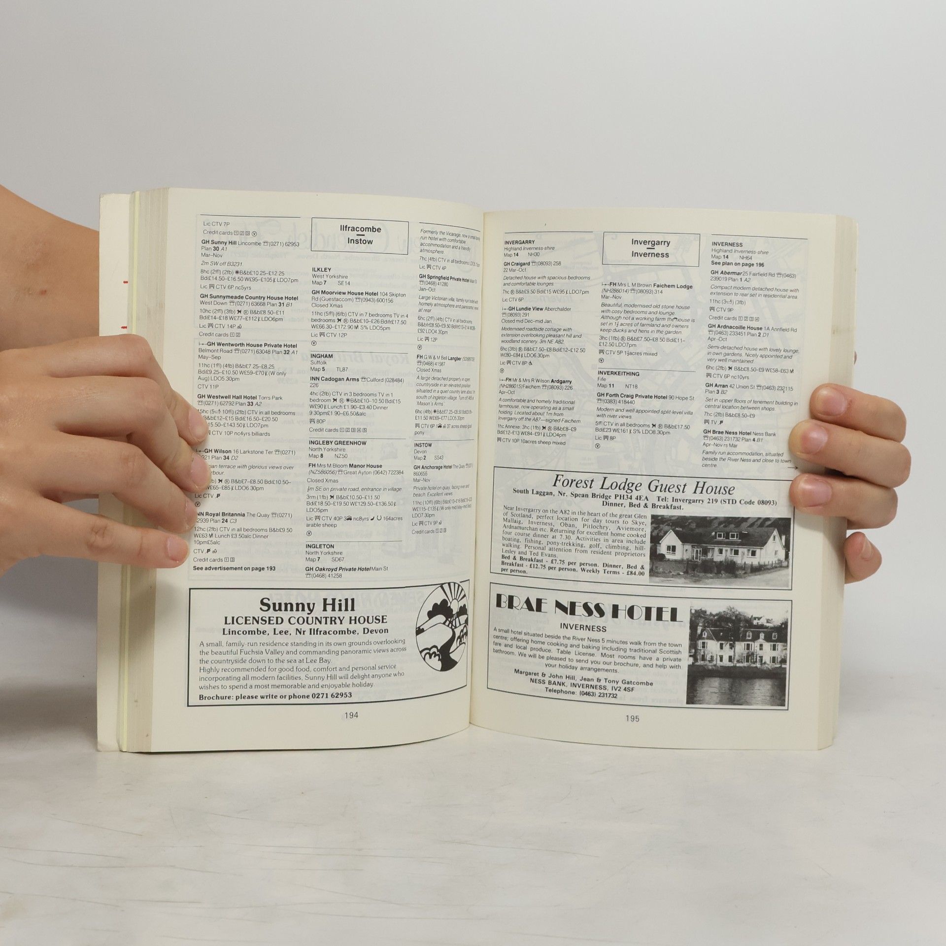 Jim Batte AA Guesthouses, Farmhouses and Inns in Britain 1986