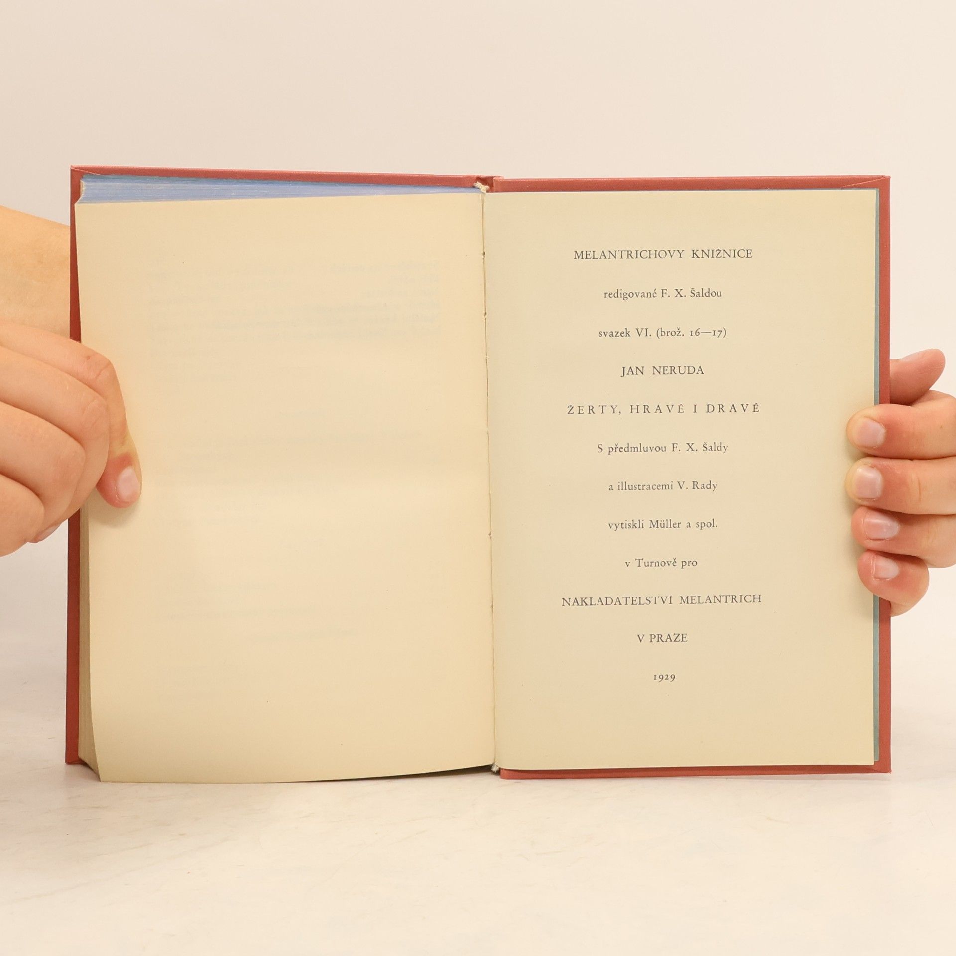 Jan Neruda Žerty, hravé i dravé