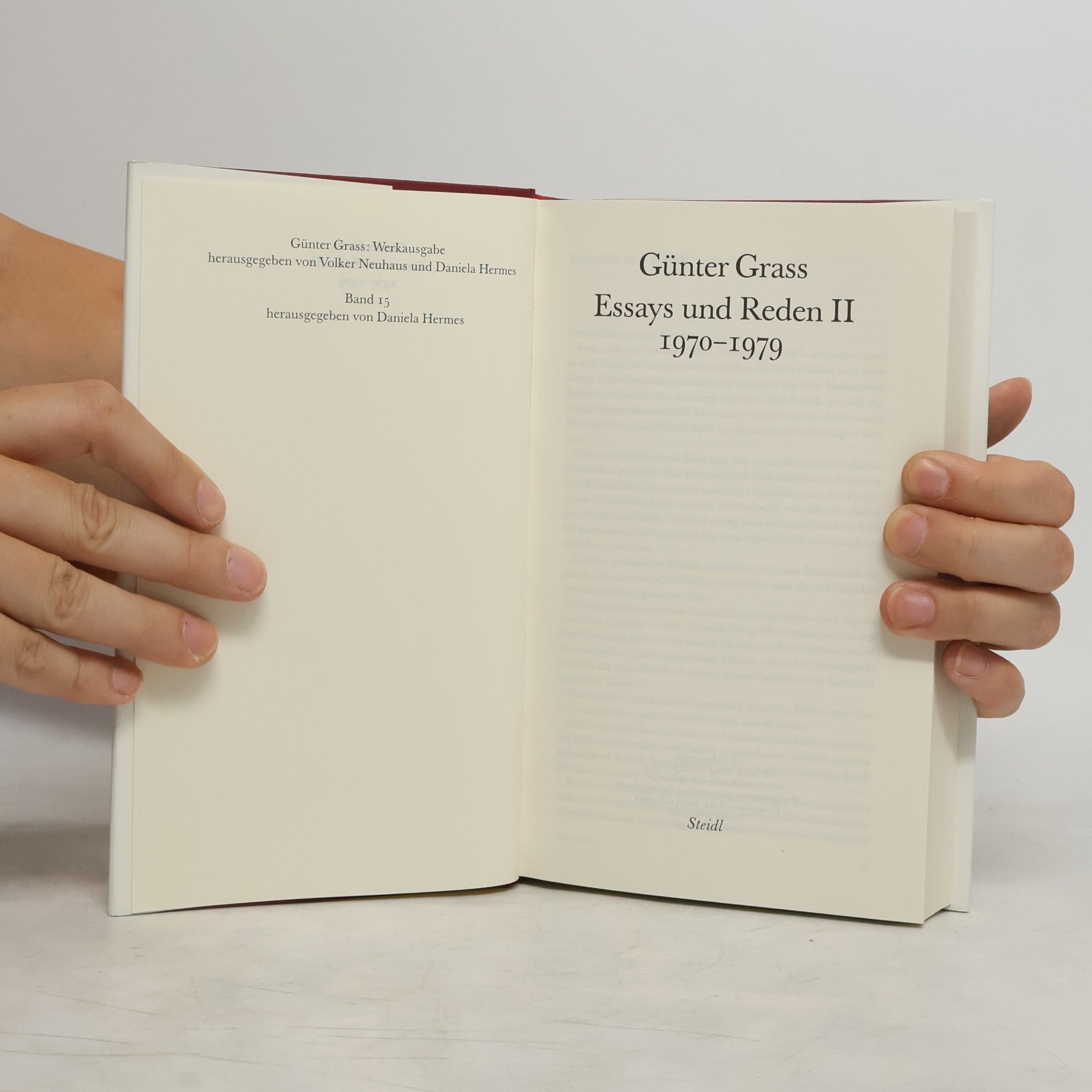 Günter Grass Essays und Reden
