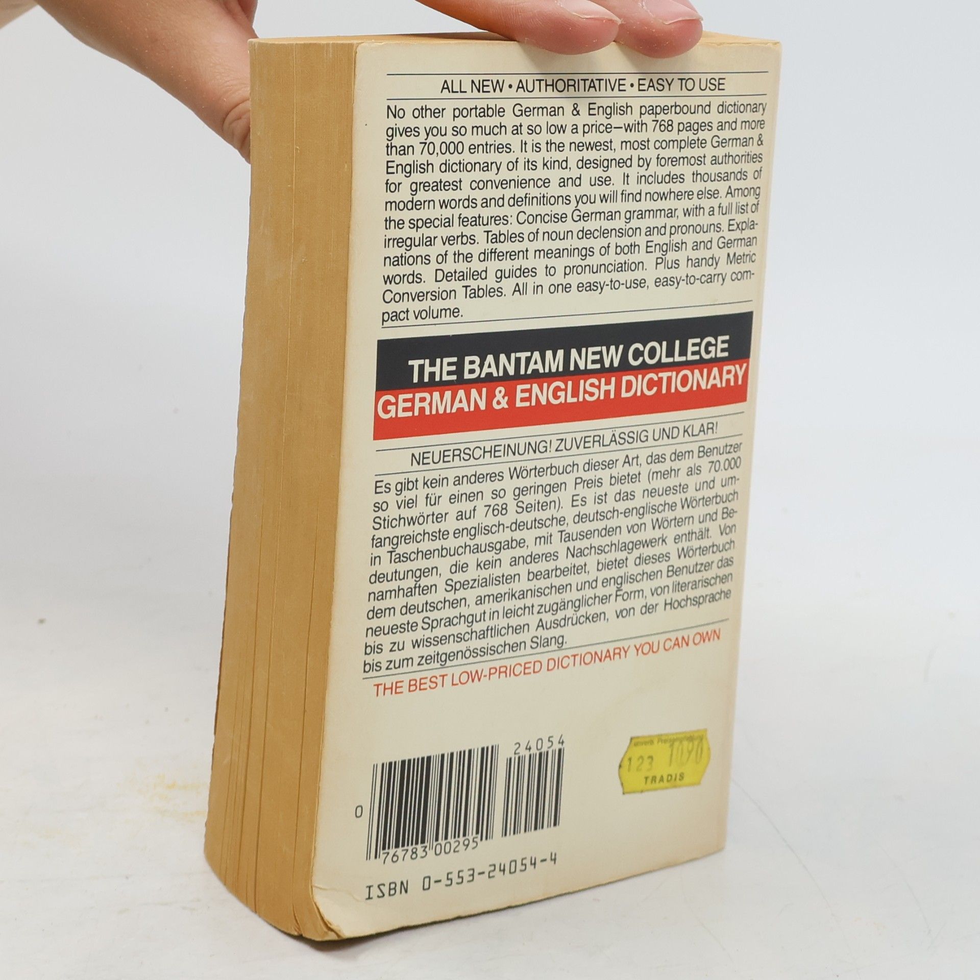 John C. Traupman Bantam New College German English Dictionary