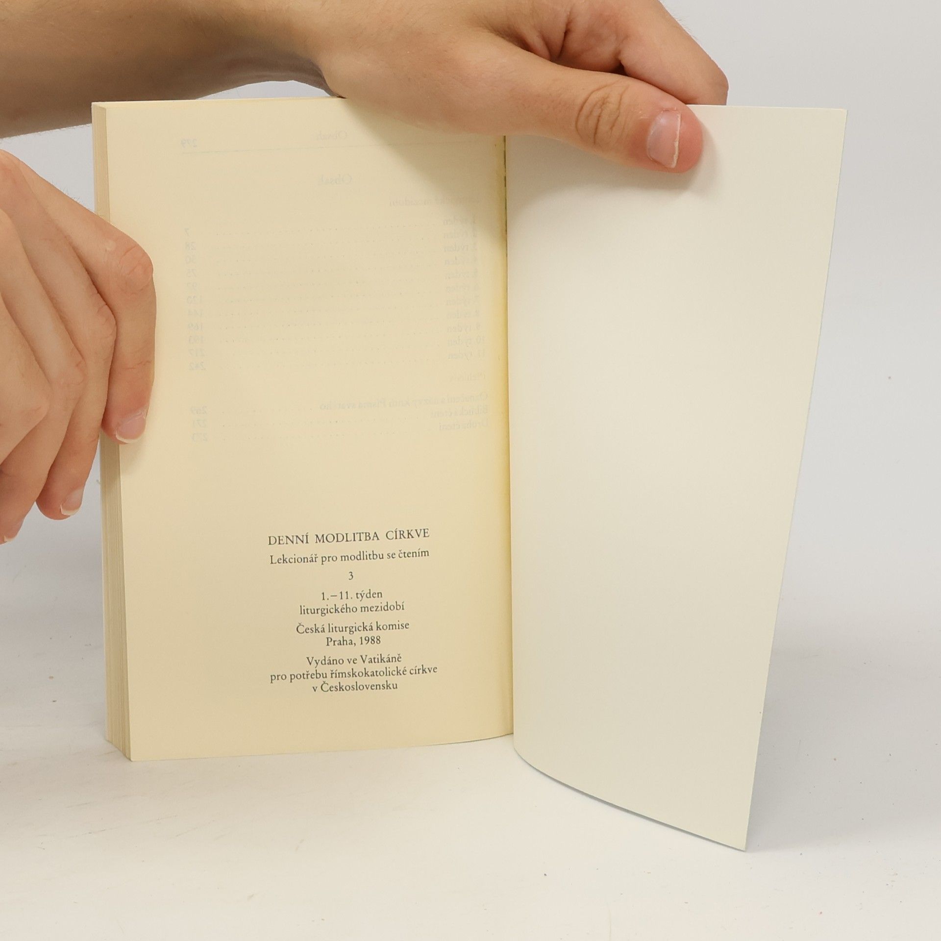 Various authors Denní modlitba církve. Lekcionář pro modlitbu se čtením 3