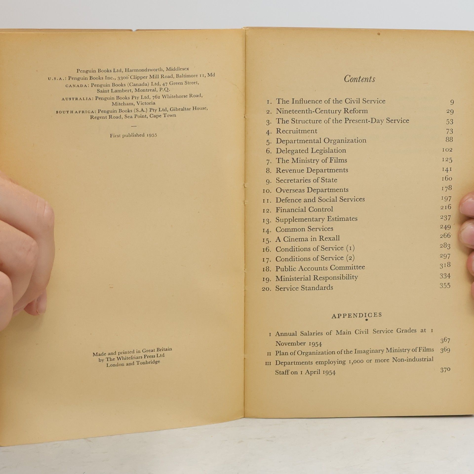 G. A. Campbell The Civil Service in Britain