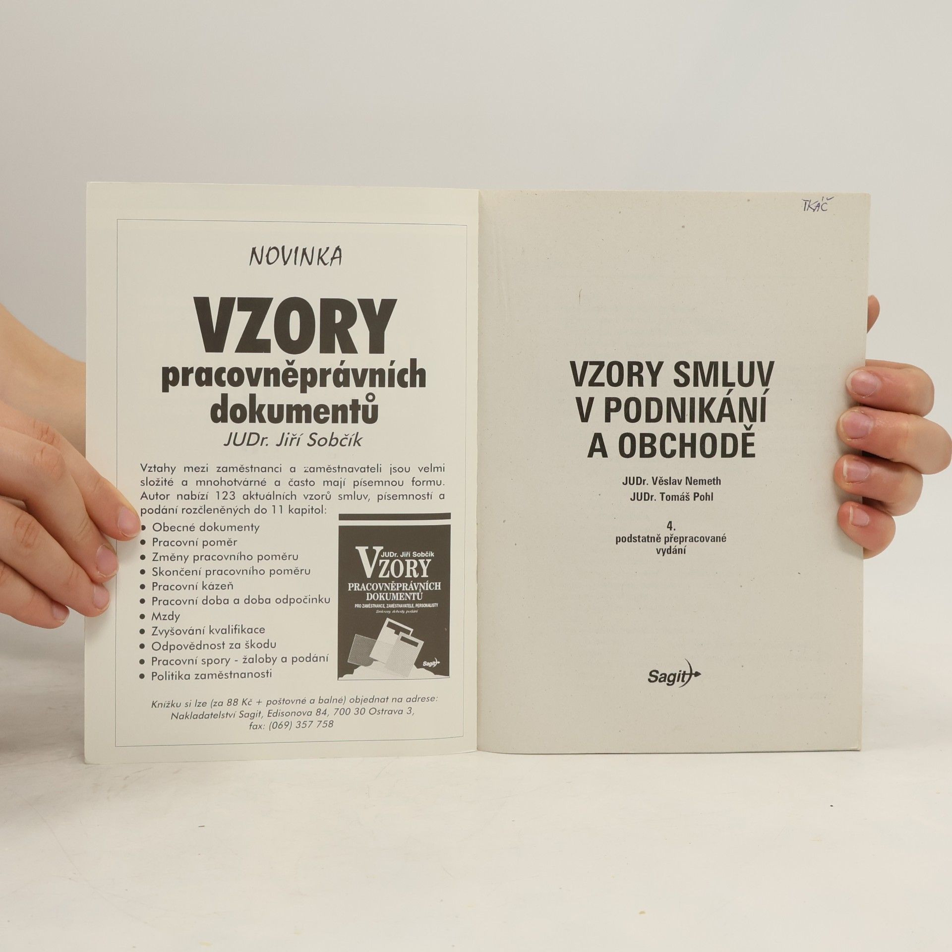 Věslav Nemeth Vzory smluv v podnikání a obchodě