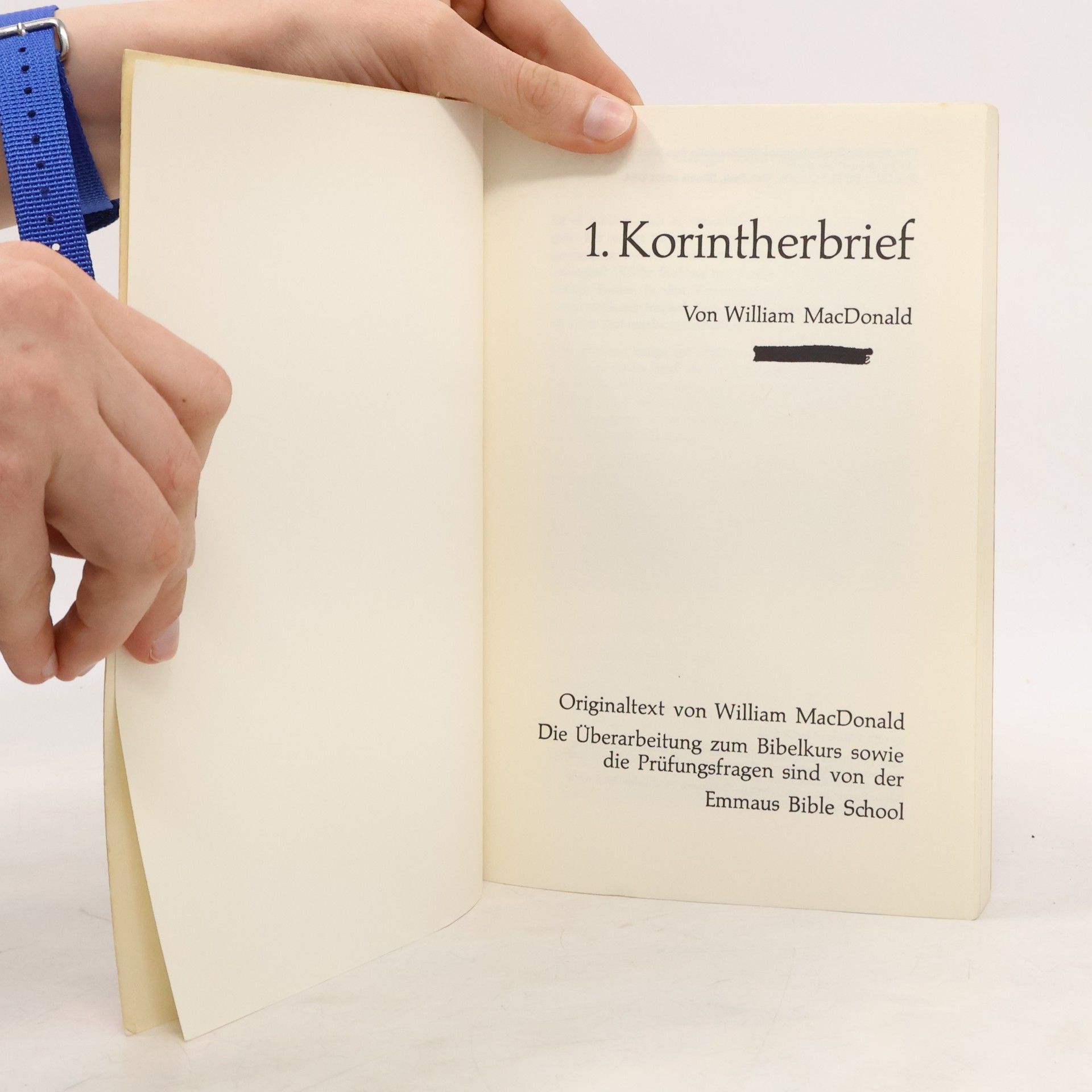 William MacDonald 1. Korintherbrief