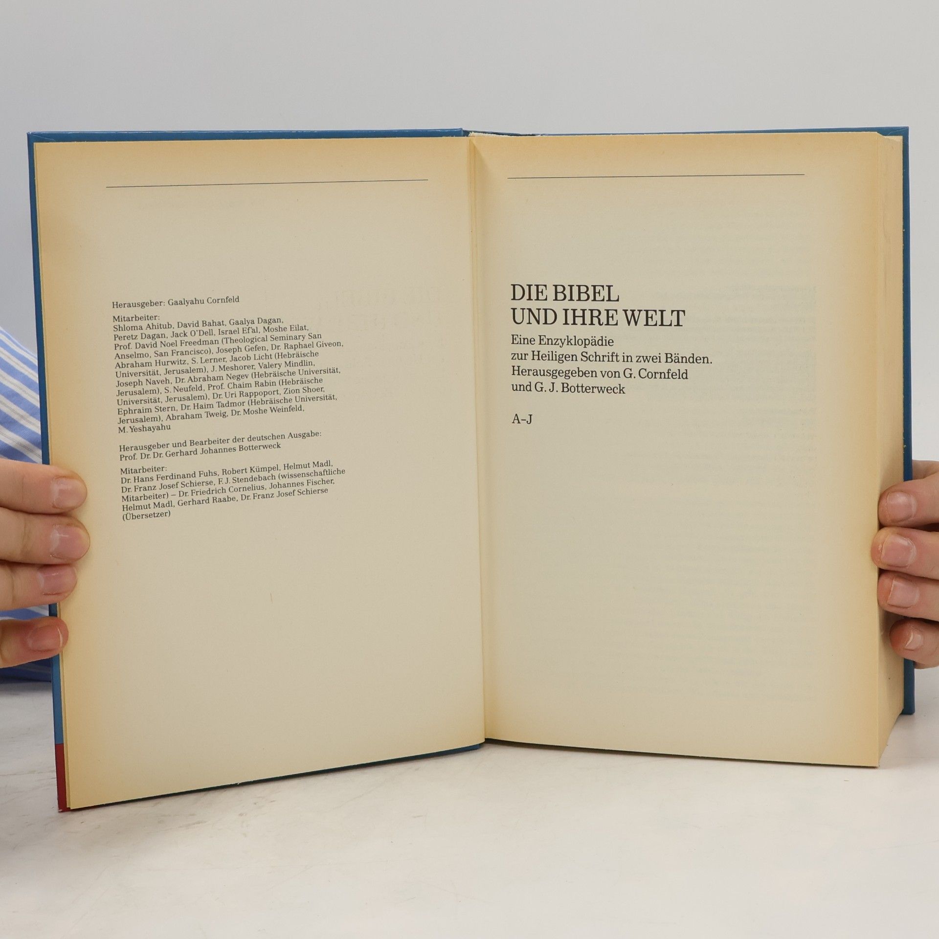 AA.VV. Die Bibel und ihre Welt, Band 1: A-J