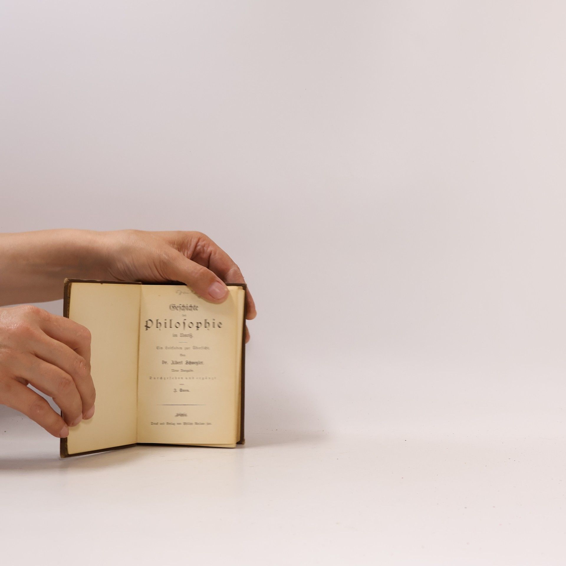 Albert Schwegler Geschichte der Philosophie