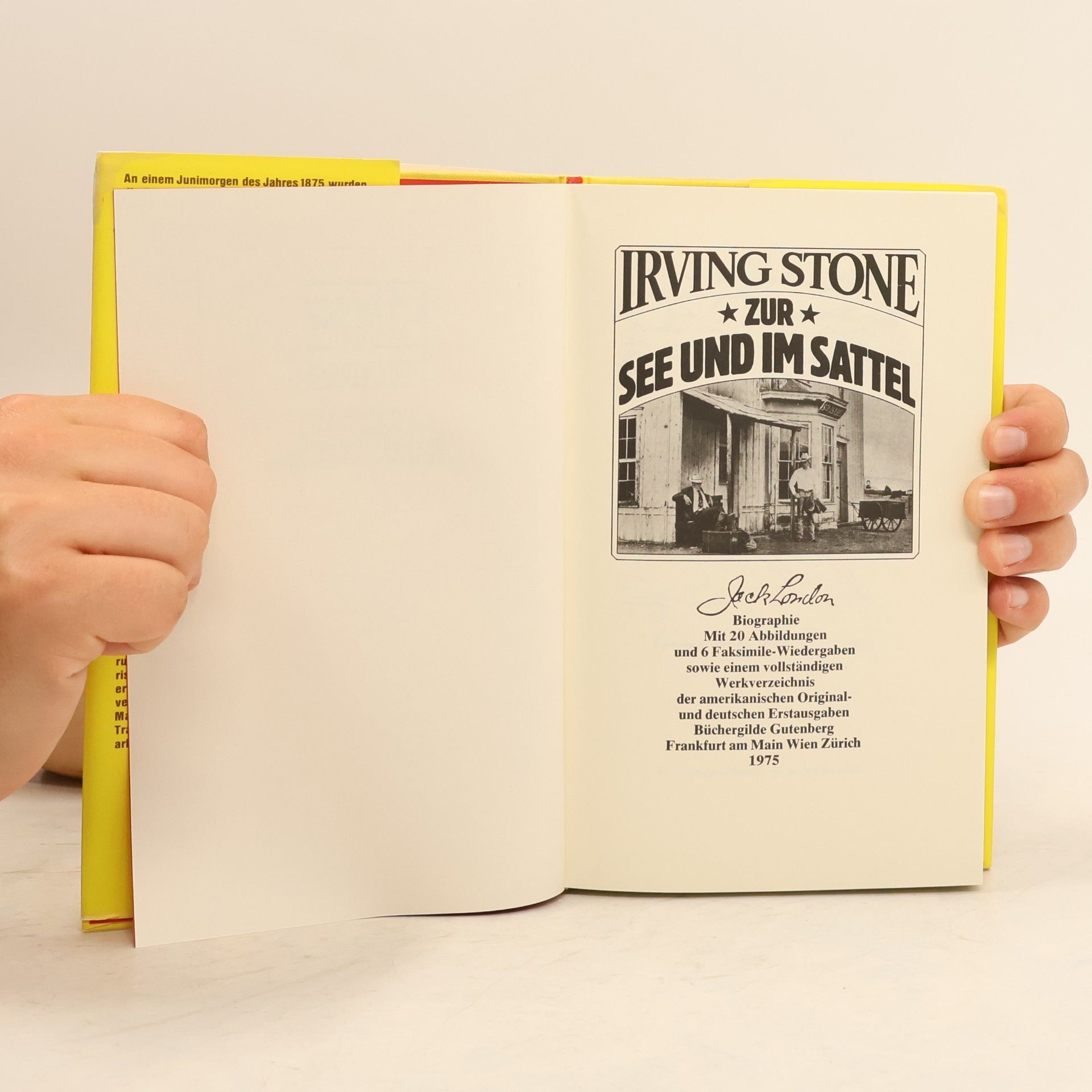 Irving Stone Zur See und im Sattel