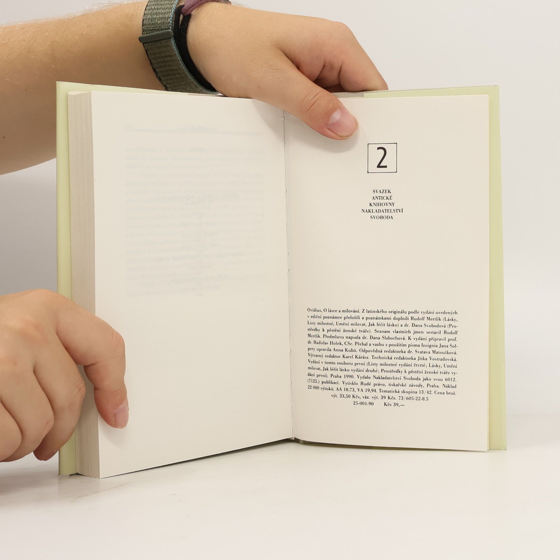 Autorenkollektiv Ovidius O lásce a milování