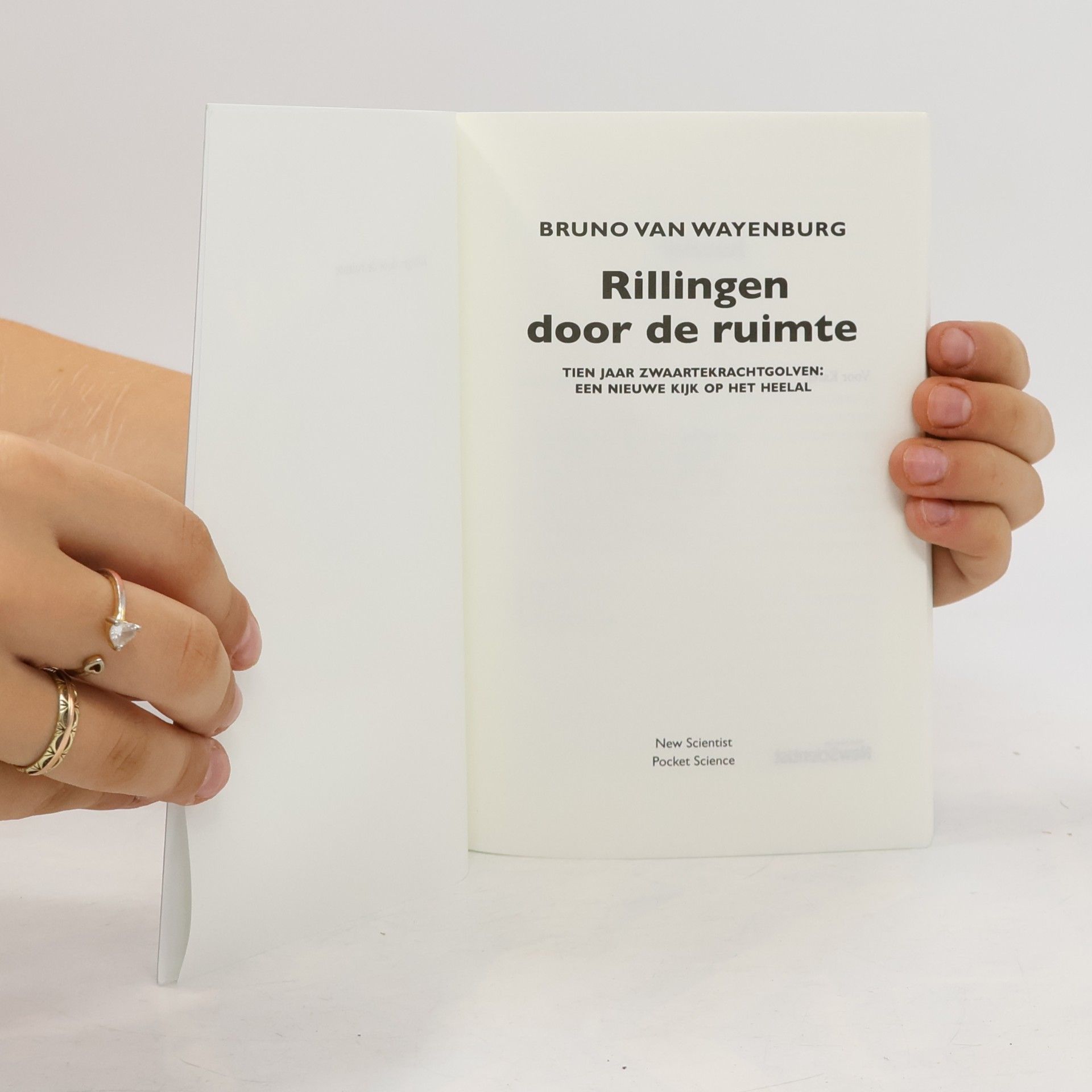 Bruno van Wayenburg New Scientist Pocket Science: Rillingen door de ruimte