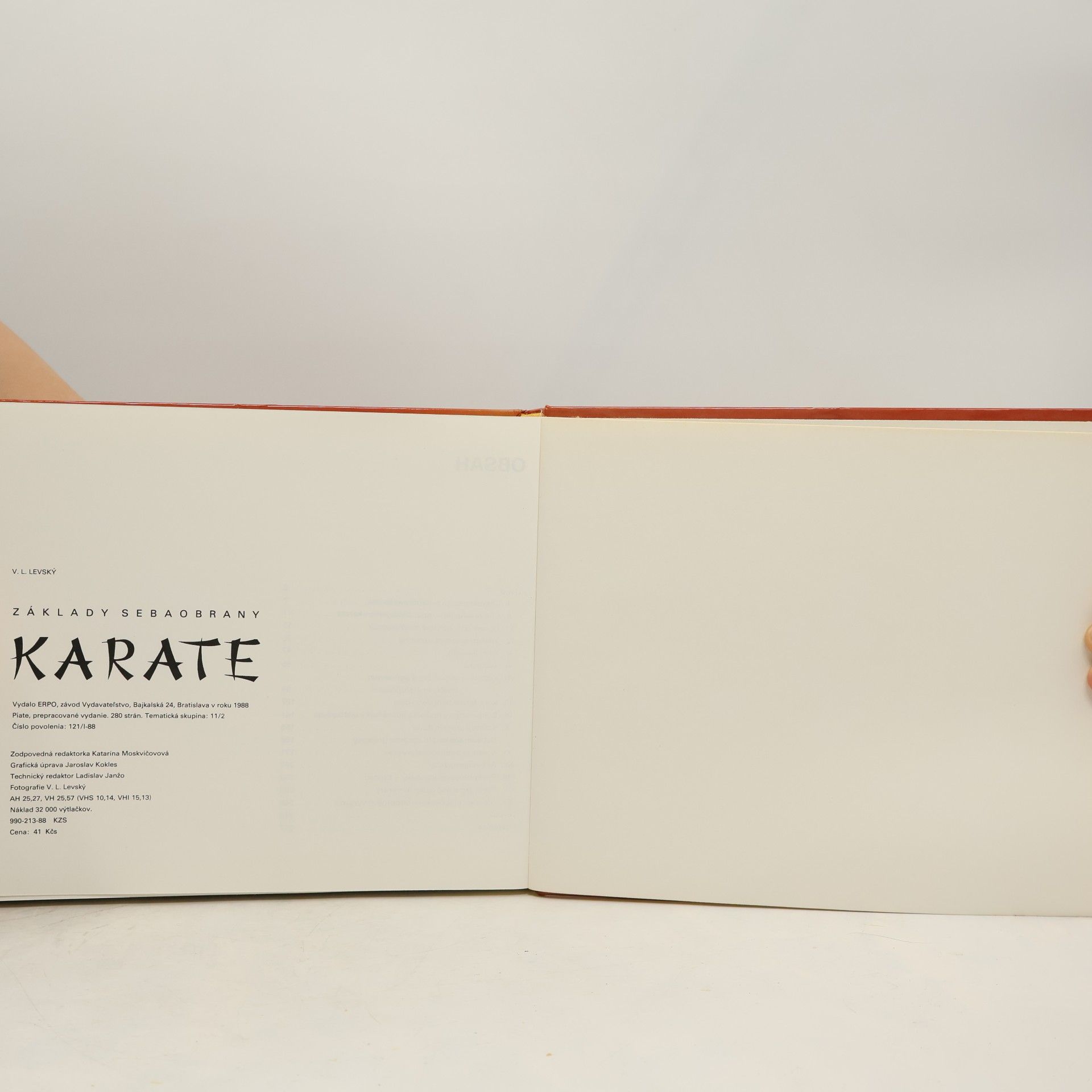 Vojtech L. Levský Základy sebaobrany: Karate