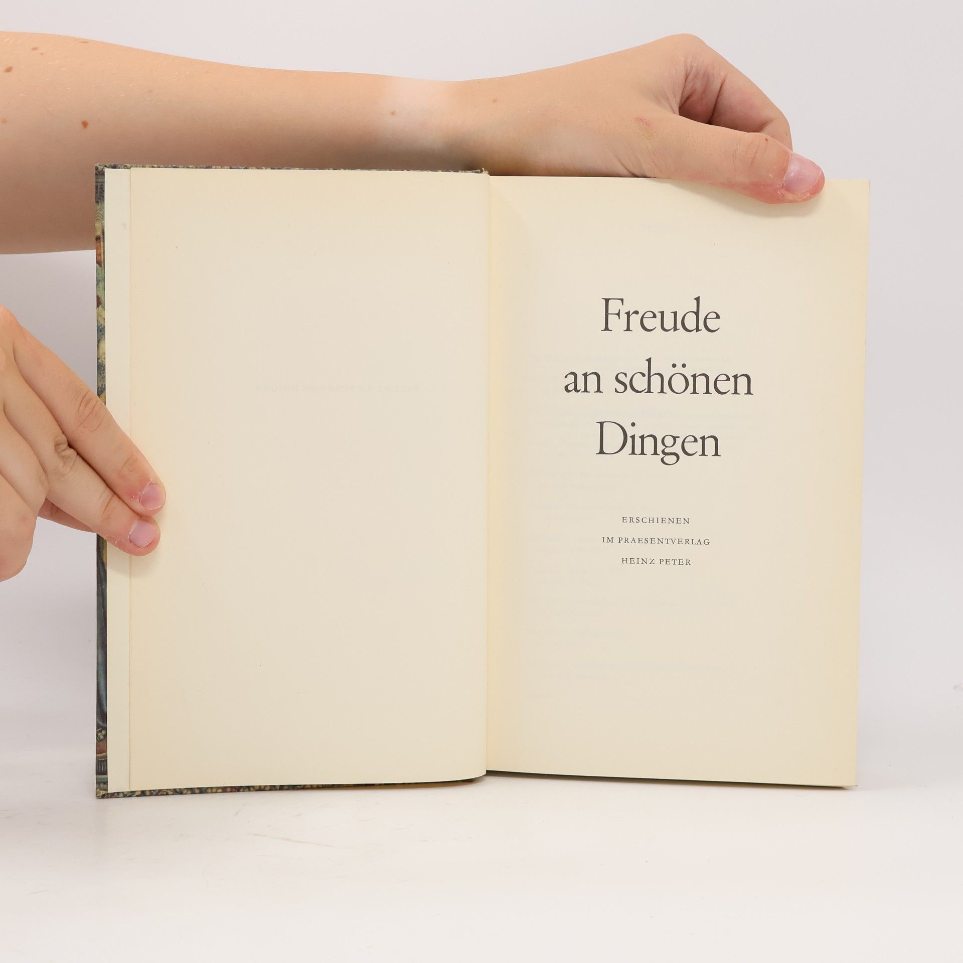 Herbert Lange Freude an schönen Dingen