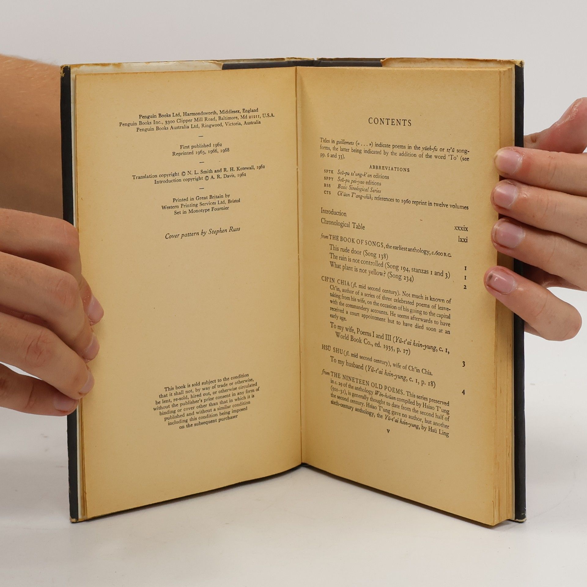 Albert Richard Davis The Penguin Book of Chinese Verse