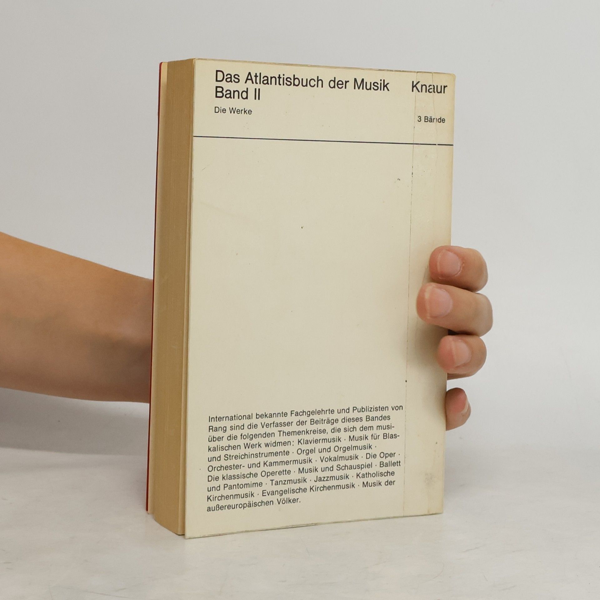 Fred Hamel Das Atlantisbuch der Musik. Band II. Die Werke