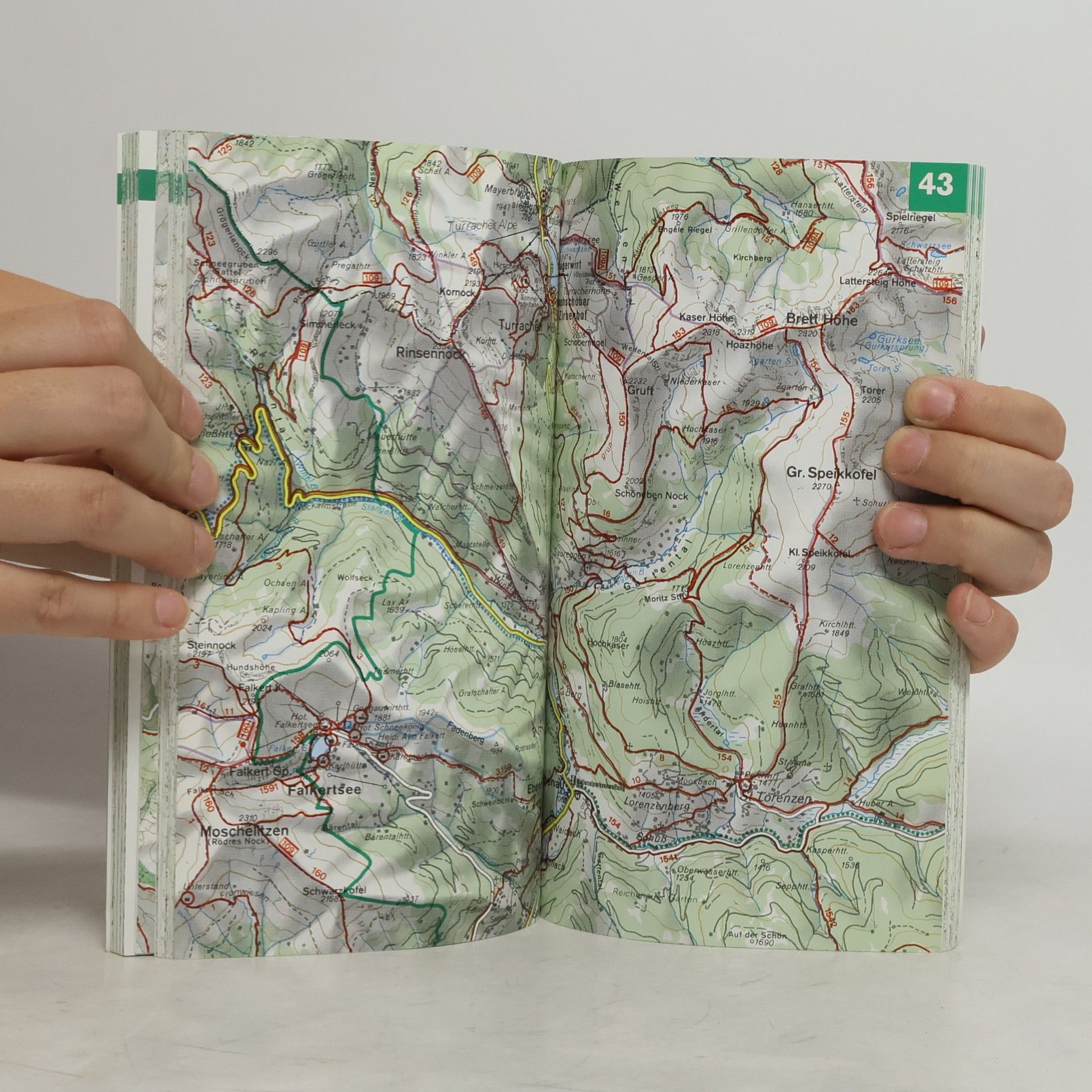 Autorenkollektiv Wanderatlas: Stelermark - Kärnten. 1:50 000