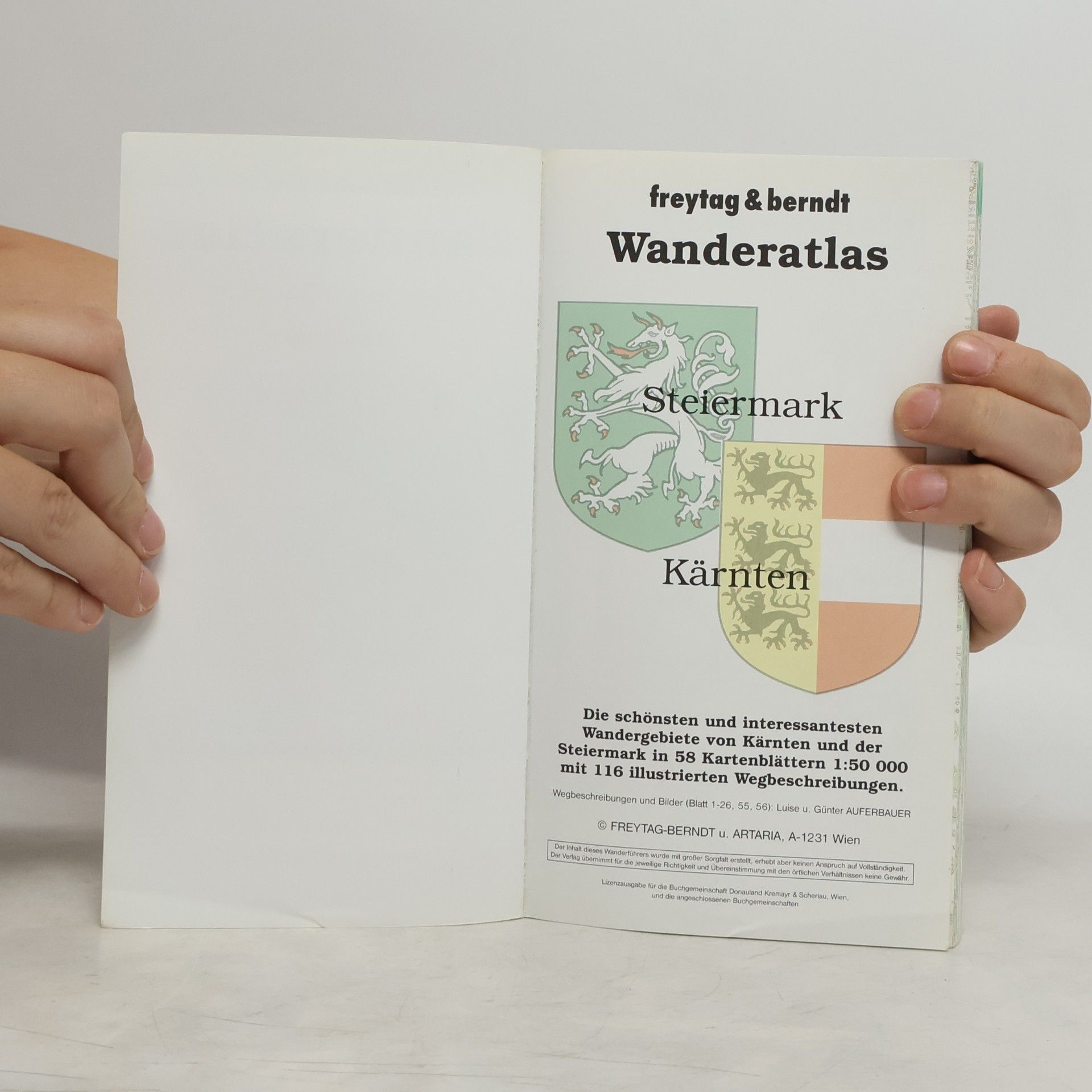 Autorenkollektiv Wanderatlas: Stelermark - Kärnten. 1:50 000