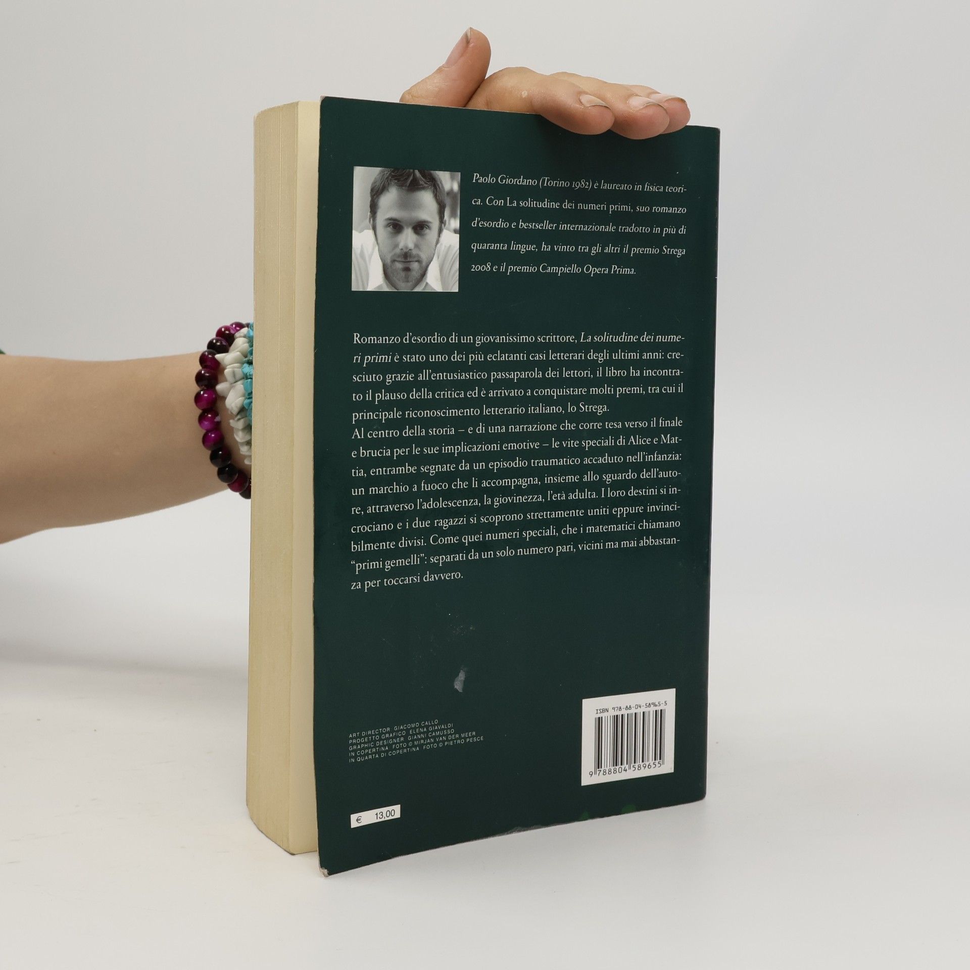Paolo Giordano La solitudine dei numeri primi