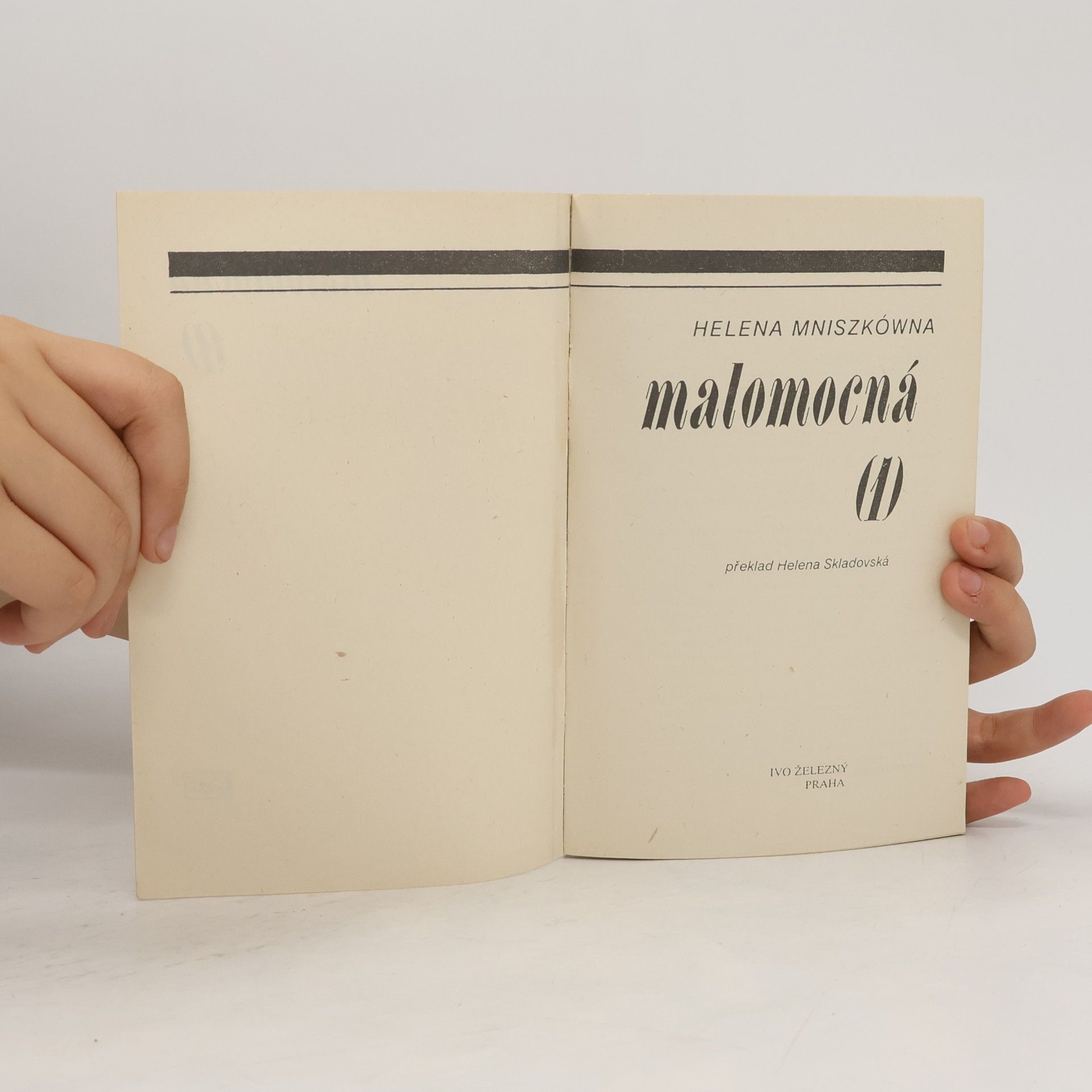 Helena Mniszkówna Malomocná 1