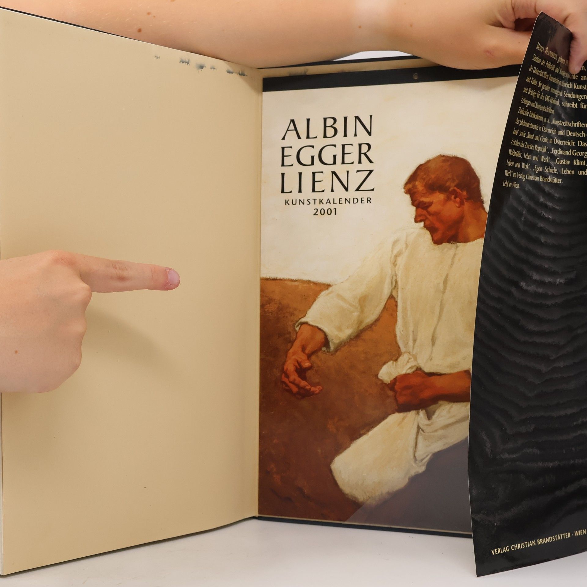 Maria Rennhofer Albin egger Lienz leben und werk 1968-1926, kunstkalender 2001