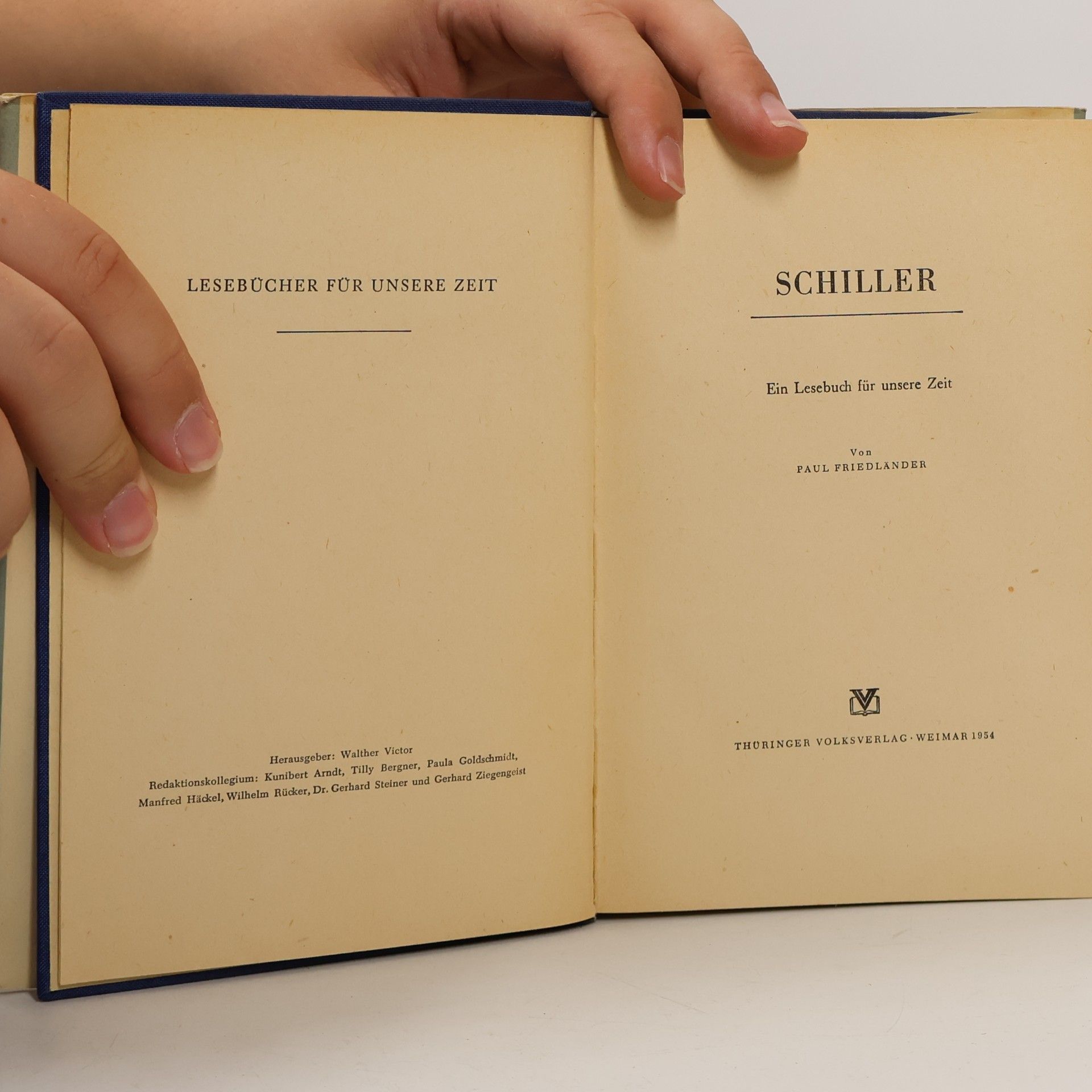 Friedrich Schiller Ein Lesebuch für unsere Zeit