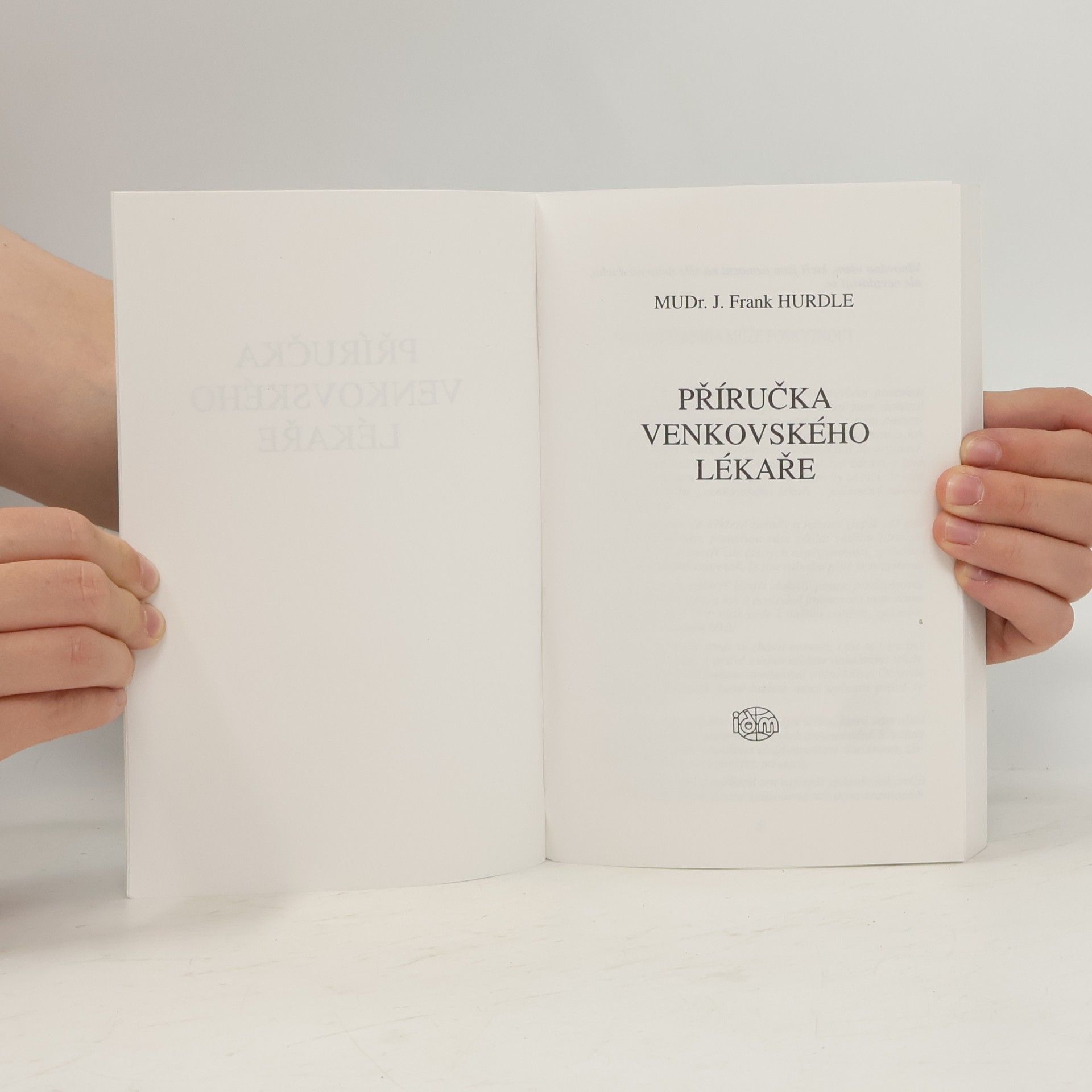 Frank J. Hurdle Příručka venkovského lékaře