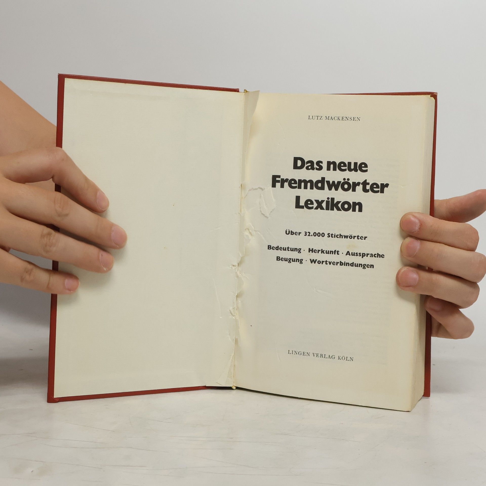 Lutz Mackensen Das neue Fremdwörter Lexikon