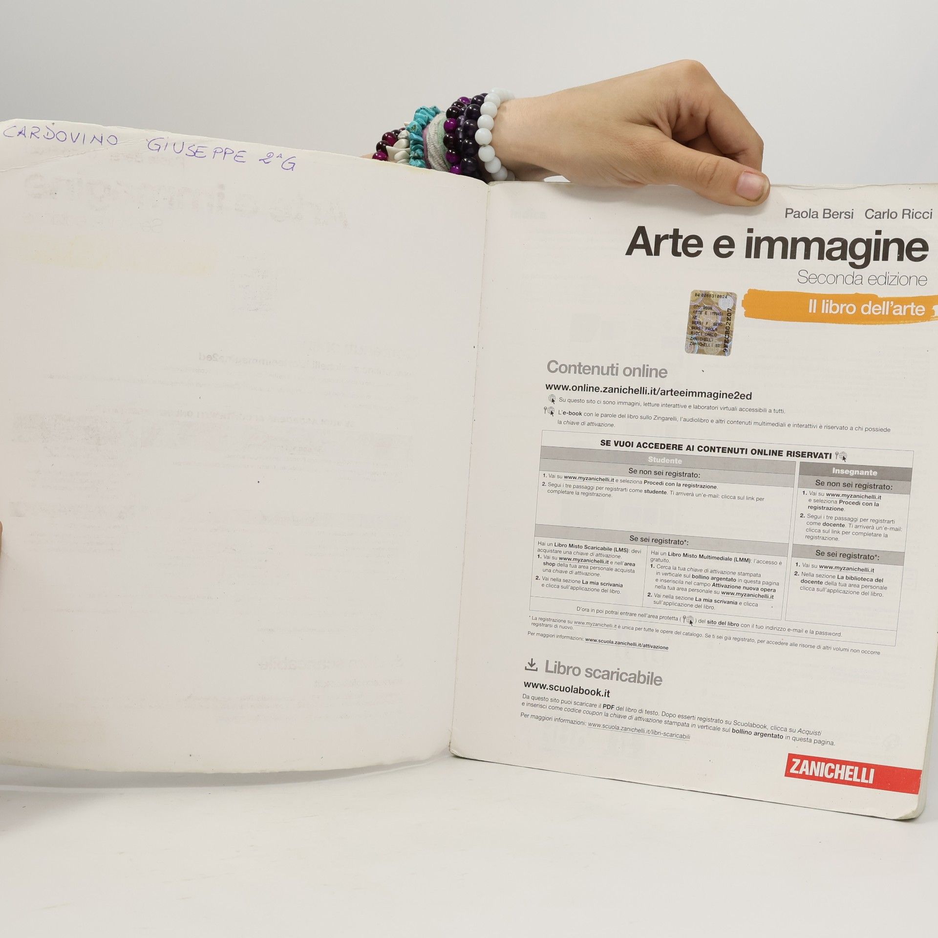 Paola Bersi Arte e immagine. Il libro delle immagini-Il libro dell'arte. Per la Scuola media. Con espansione online