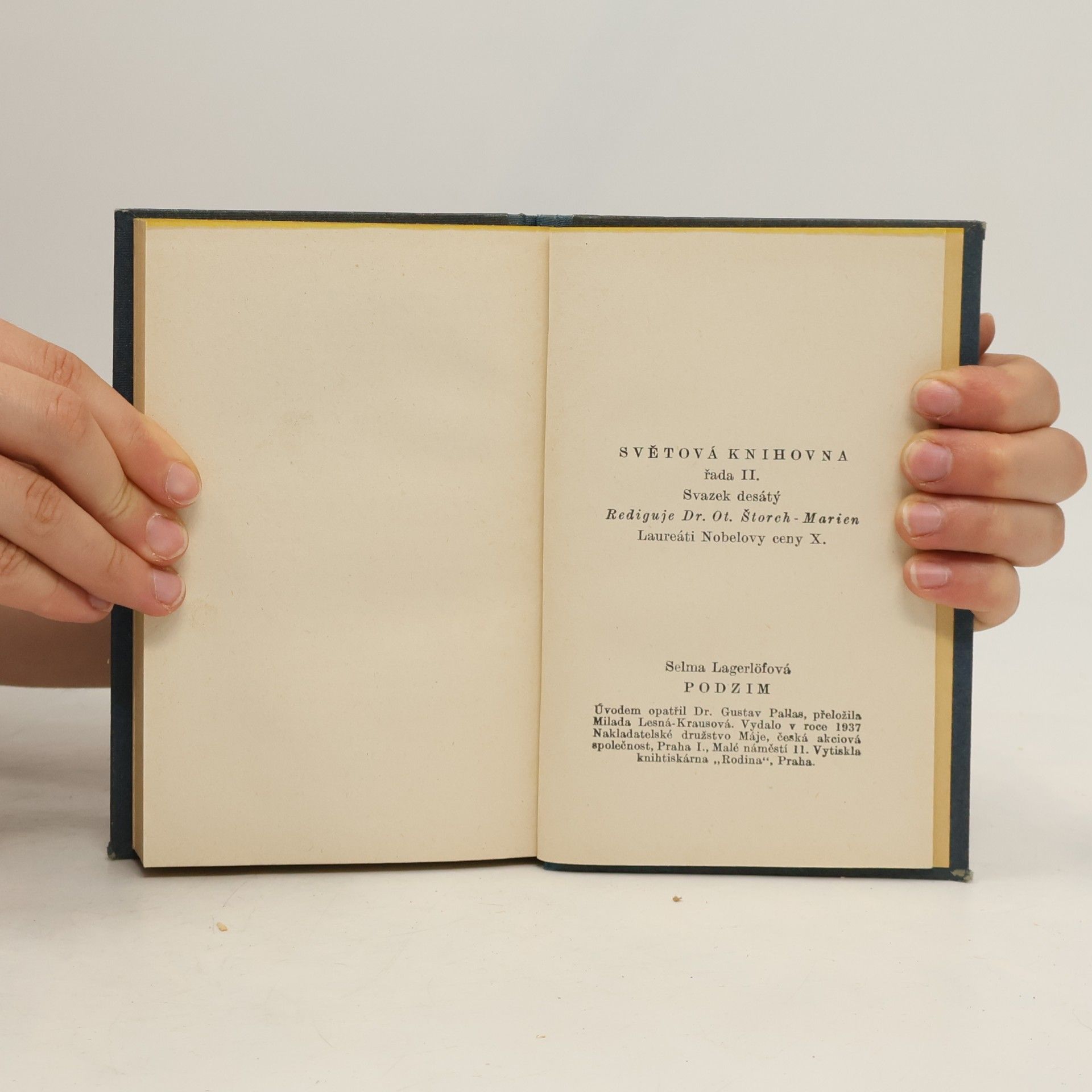 Selma Lagerlöfová Podzim
