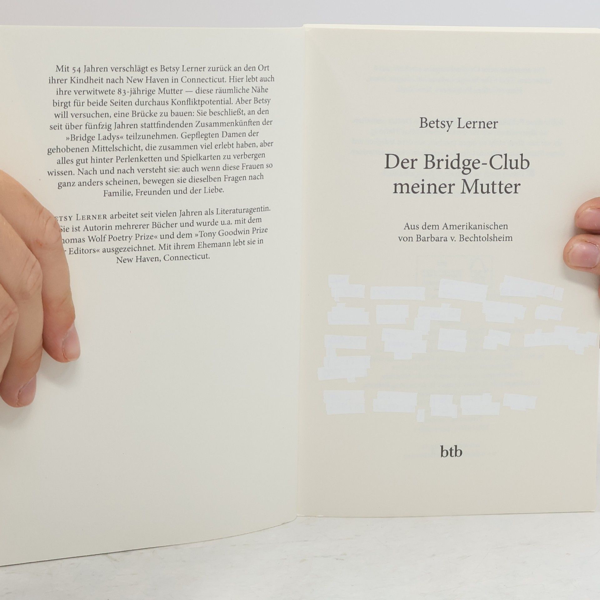 Betsy Lerner Der Bridge-Club meiner Mutter