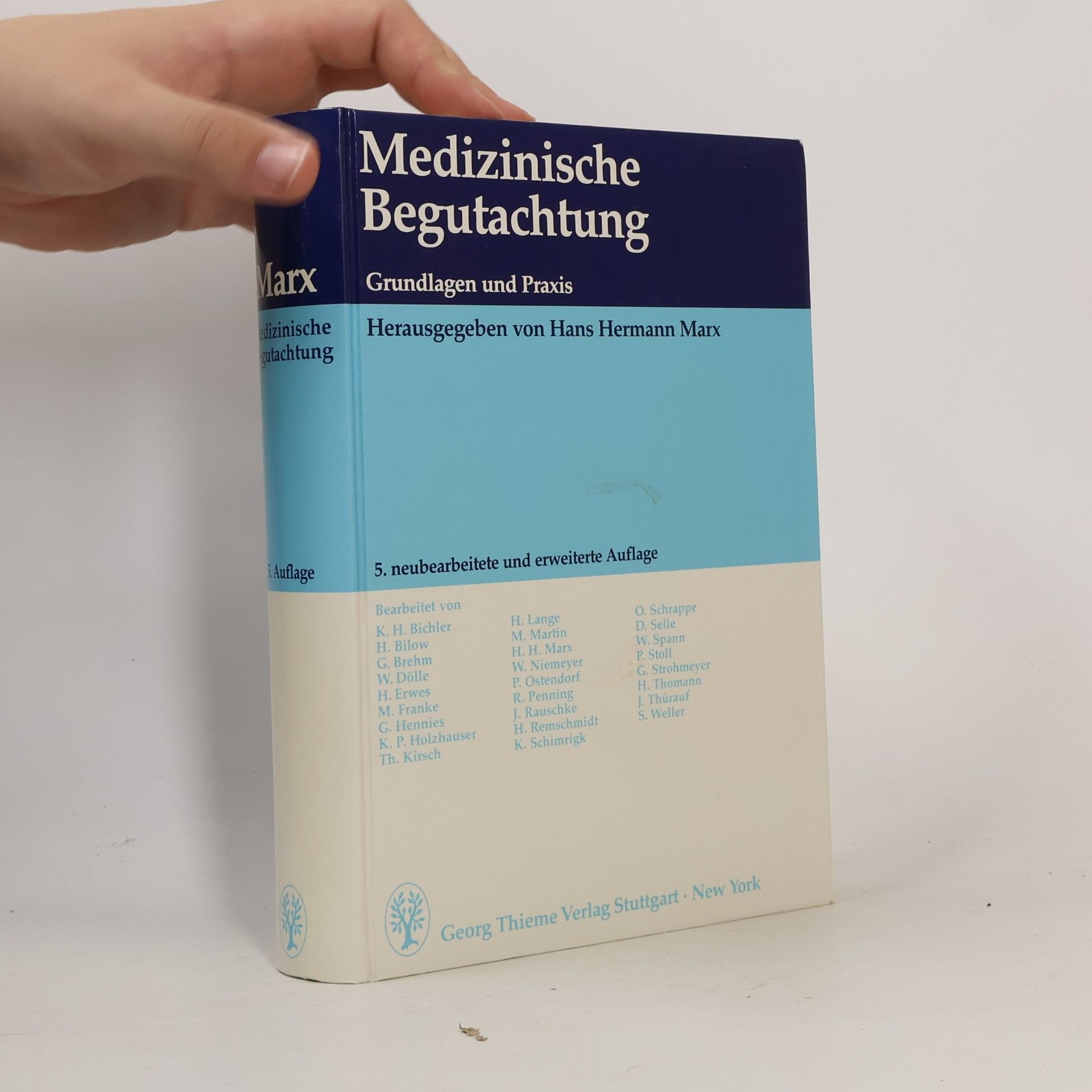 Hans Hermann Marx Medizinische Begutachtung