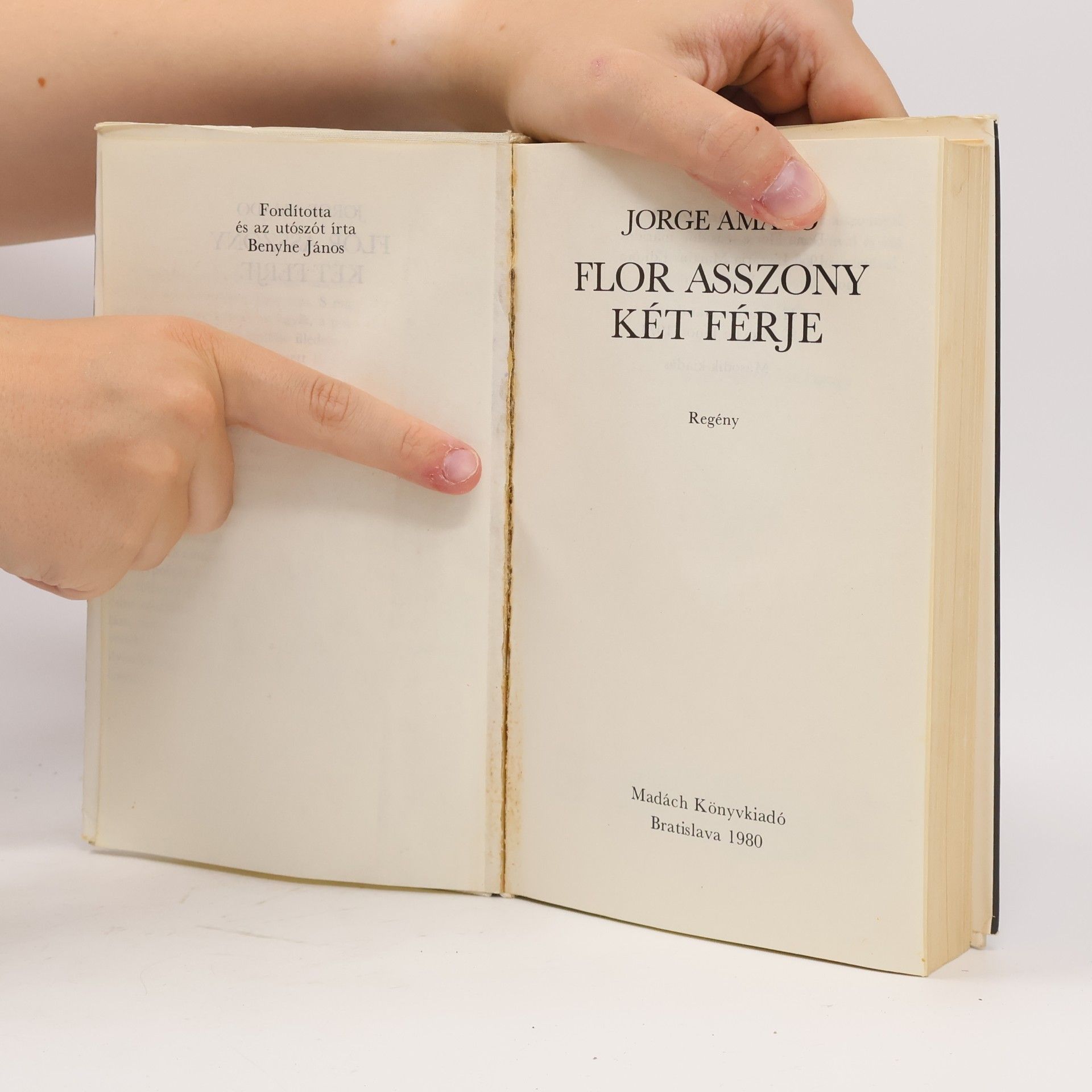 Jorge Amado FLor asszony két férje
