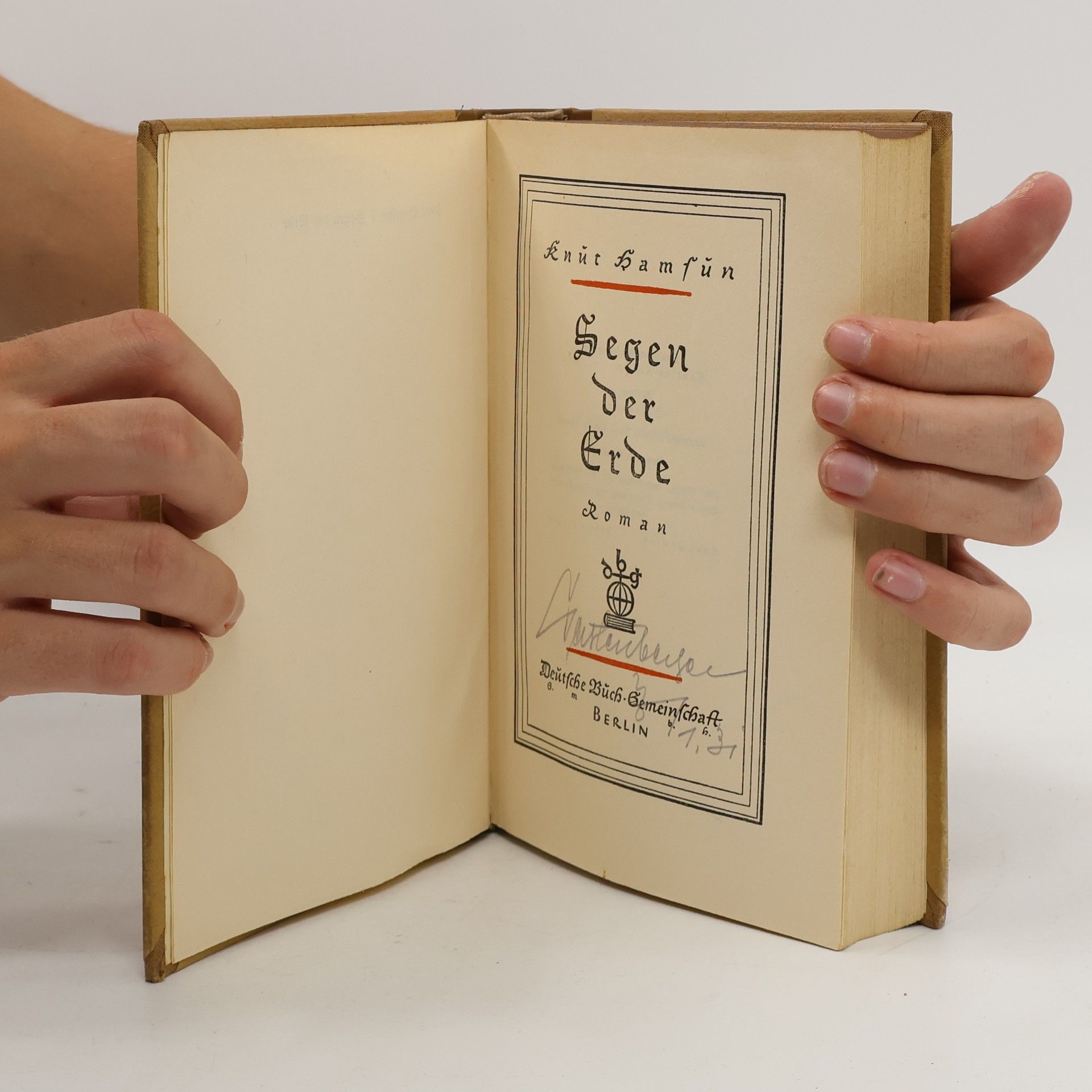 Knut Hamsun Segen der Erde