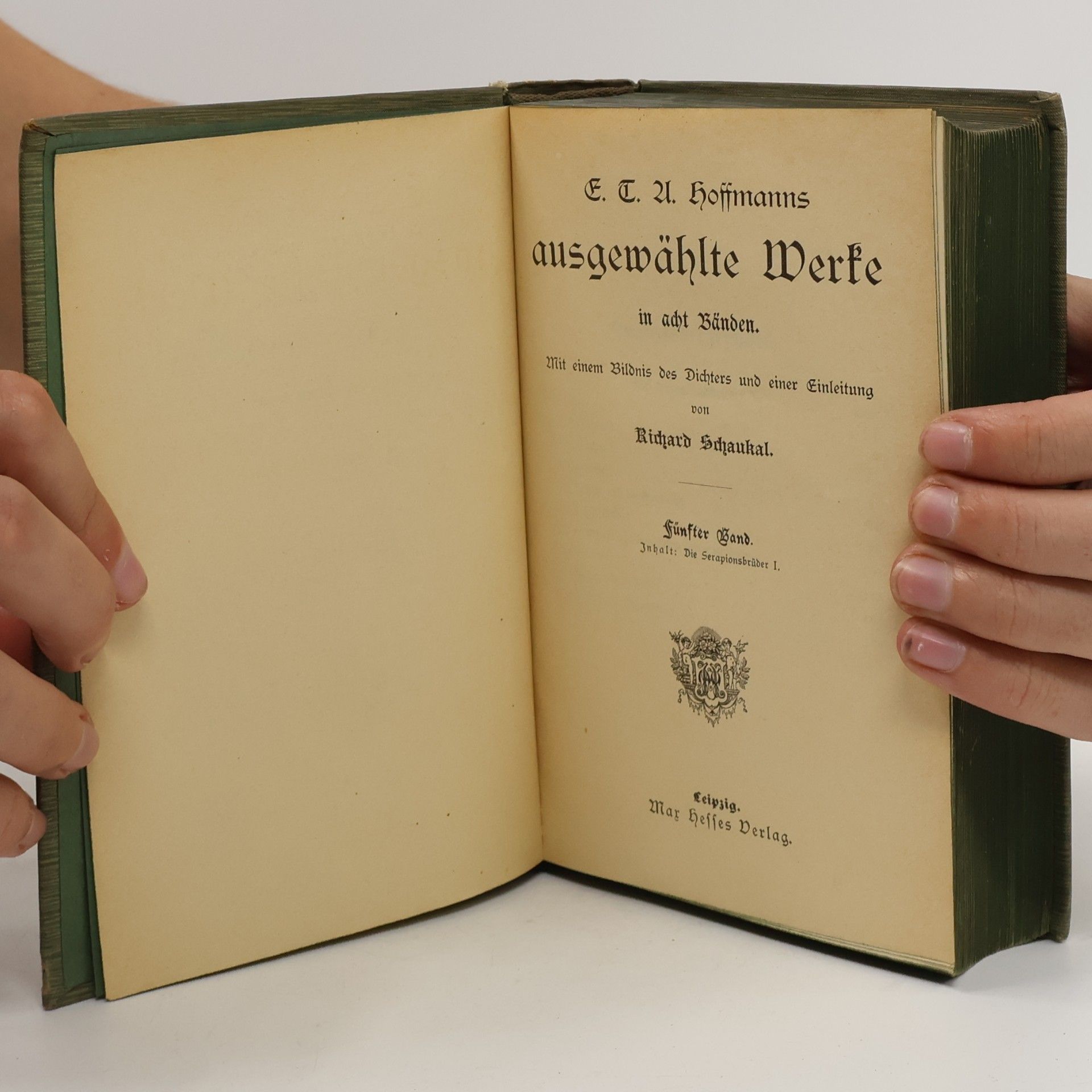E. T. A. Hoffmann E. T. A. Hoffmanns ausgewählte Werke 5