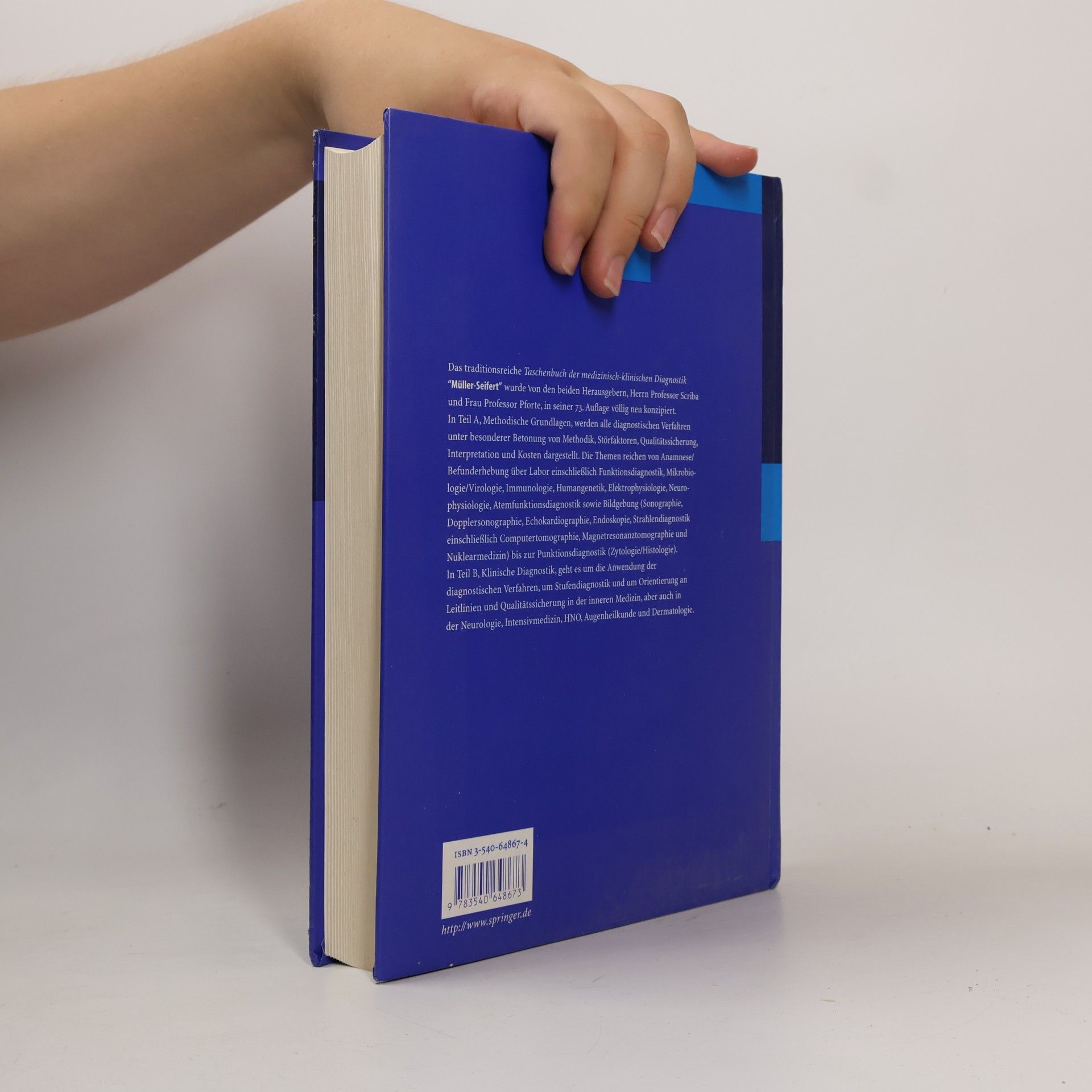 Peter C. Scriba Taschenbuch der medizinisch-klinischen Diagnostik