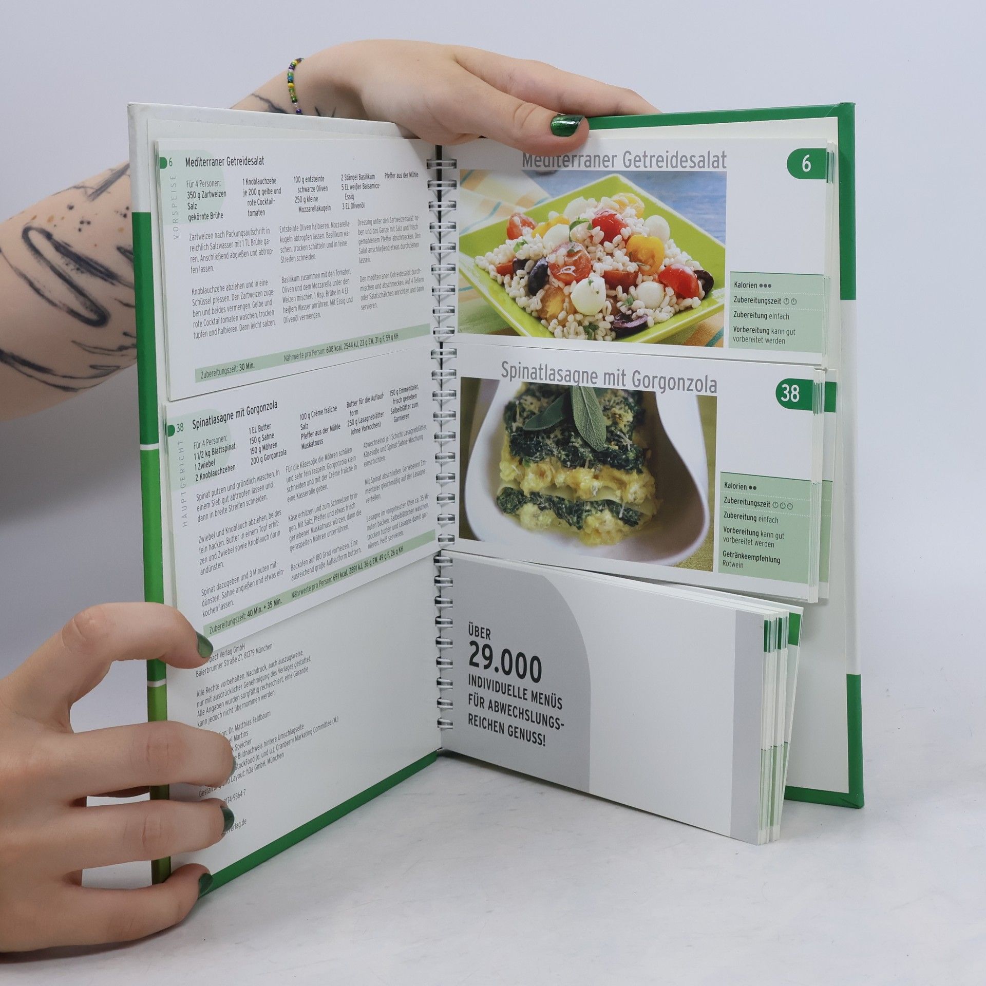 AA.VV. Vegetarische Menüs