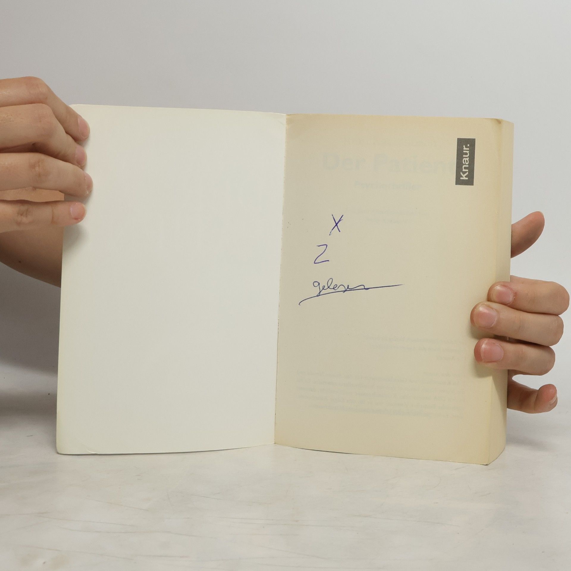 John Katzenbach Der Patient
