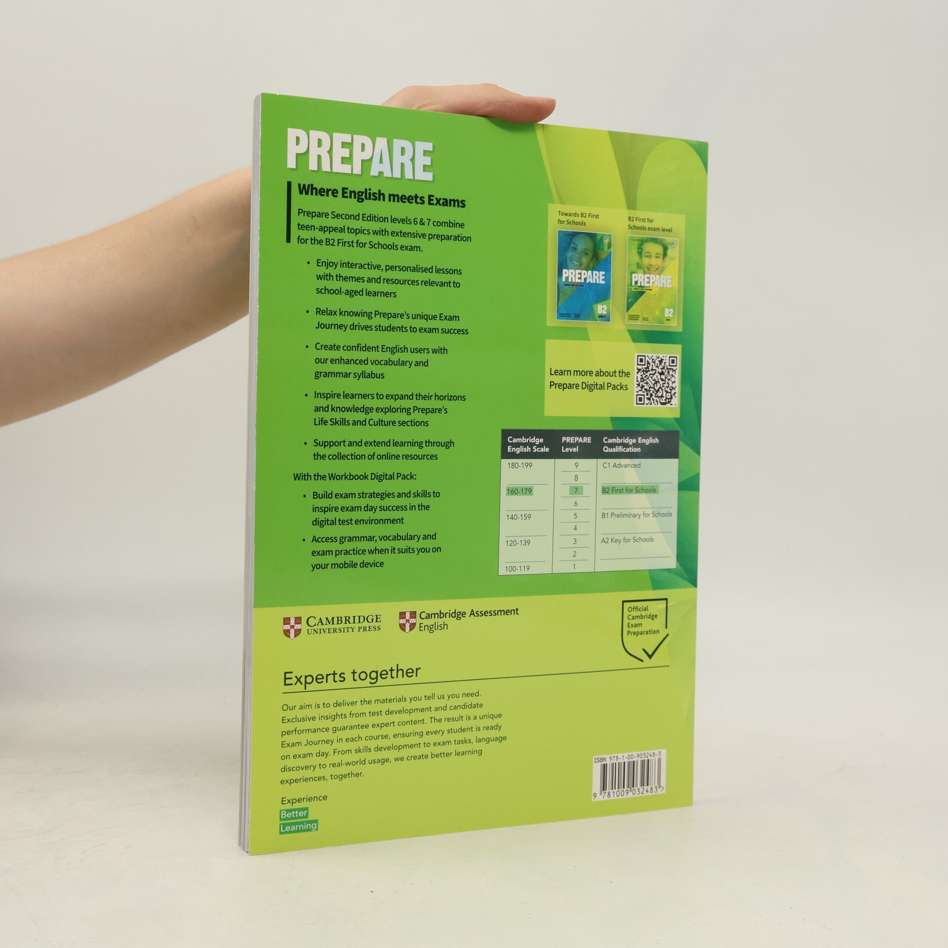 David McKeegan Prepare 7/B2 Workbook with Digital Pack, 2nd