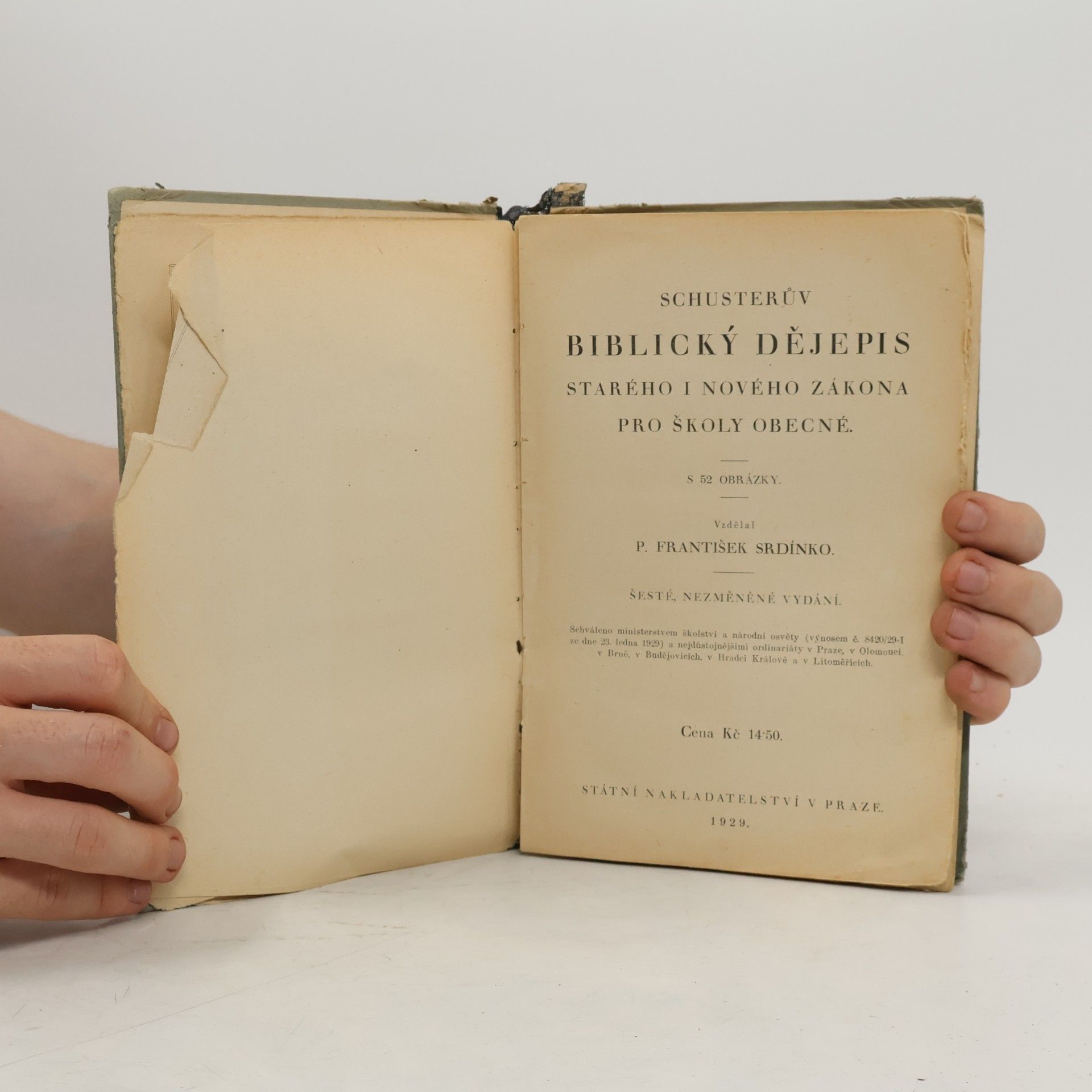 Srdínko František Schusterův biblický dějepis