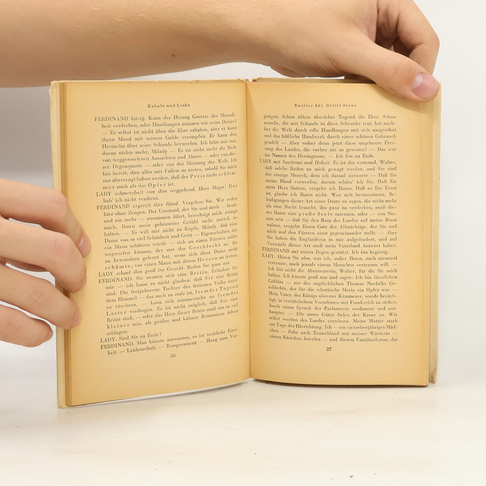 Friedrich Schiller Rabale und Liebe