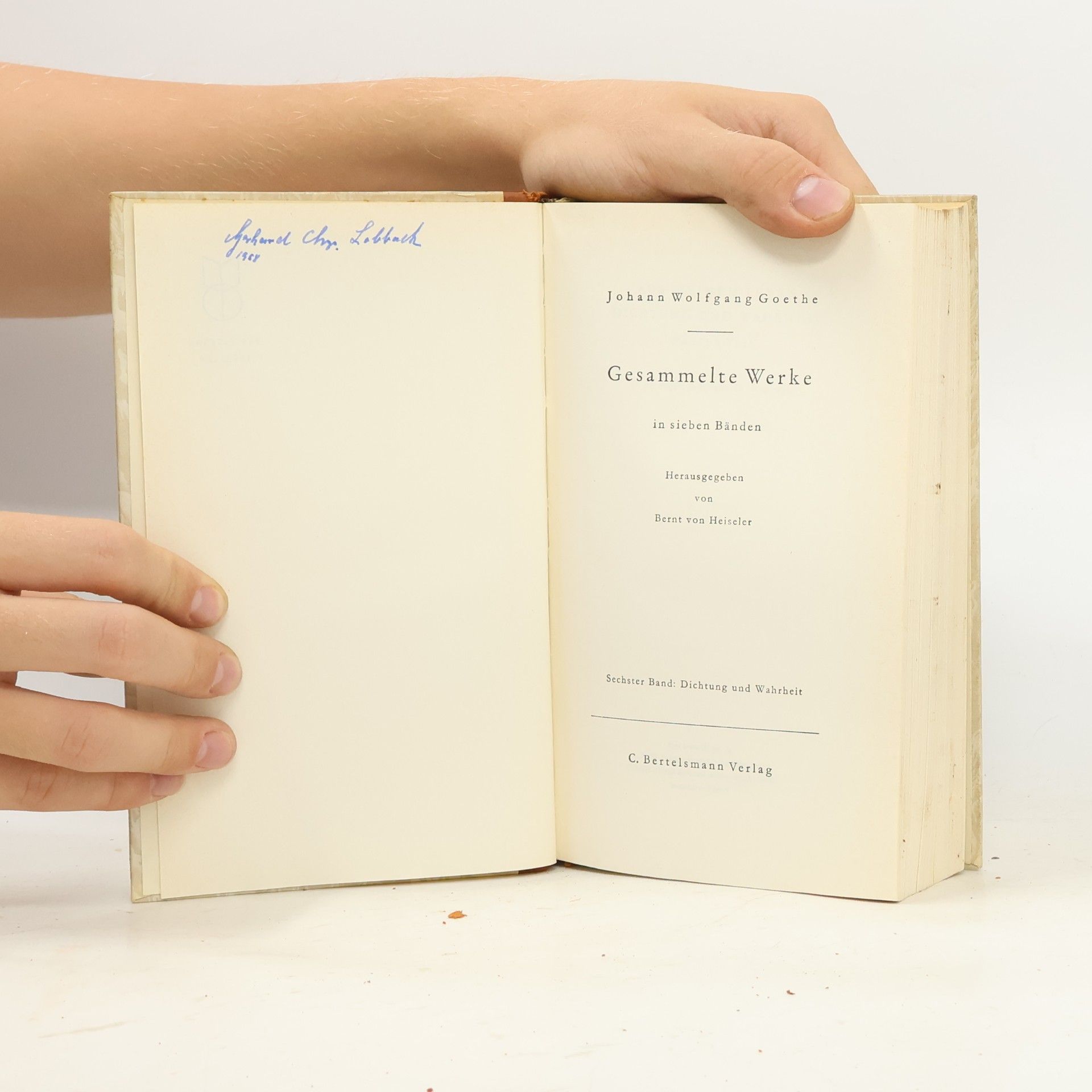 Johann Wolfgang von Goethe Gesammelte Werke 6