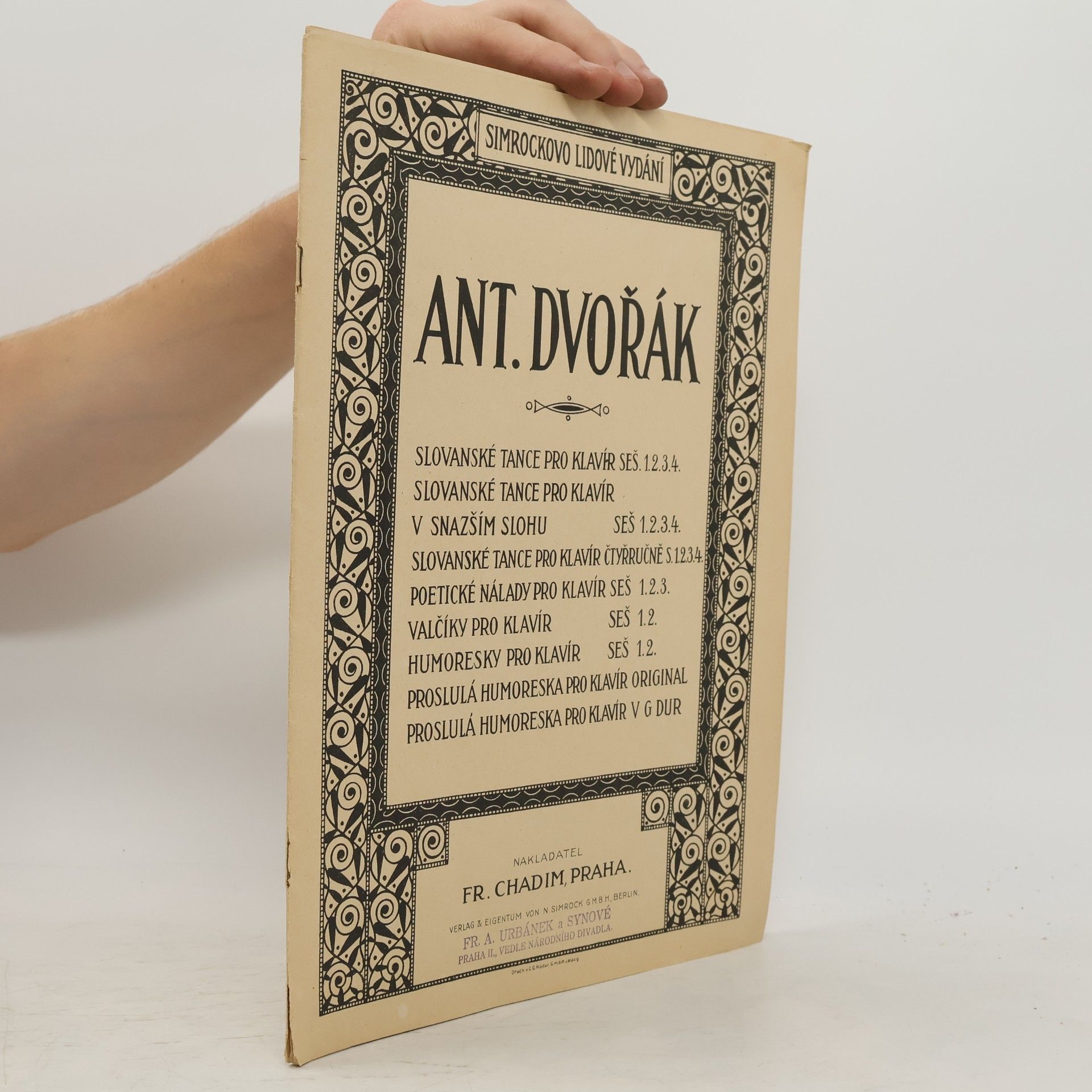 Antonín Dvořák Antonín Dvořák. Slovanské tance