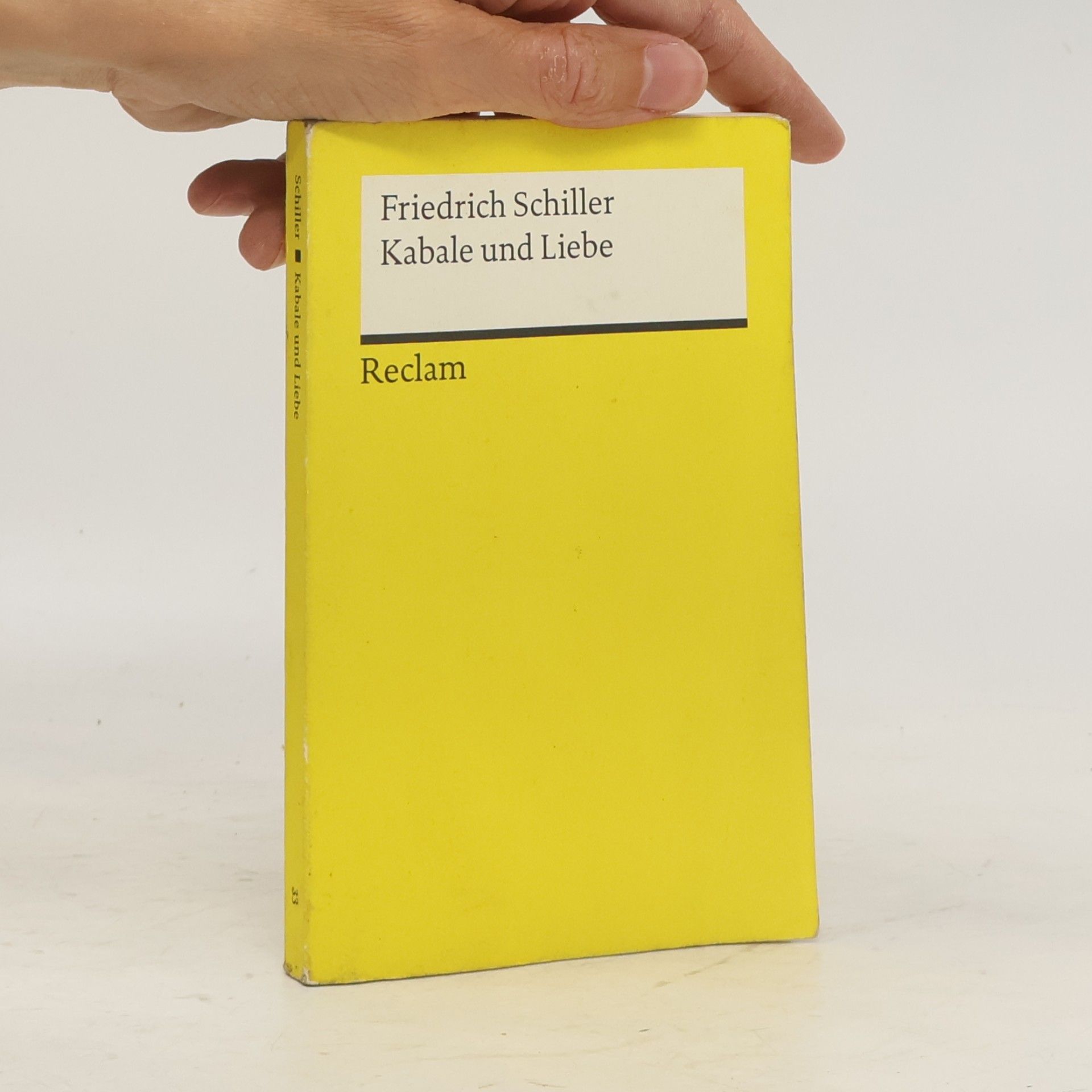 Friedrich Schiller Kabale und Liebe