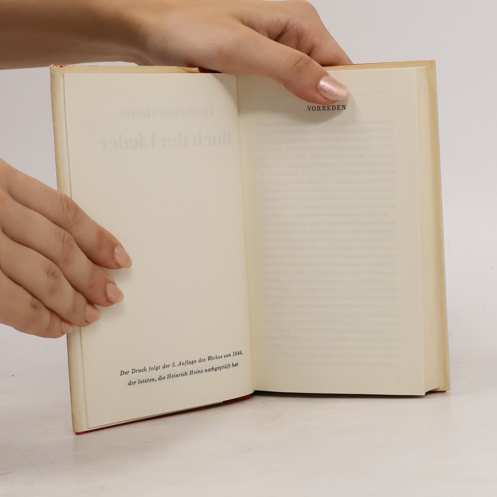 Heinrich Heine Buch der Lieder