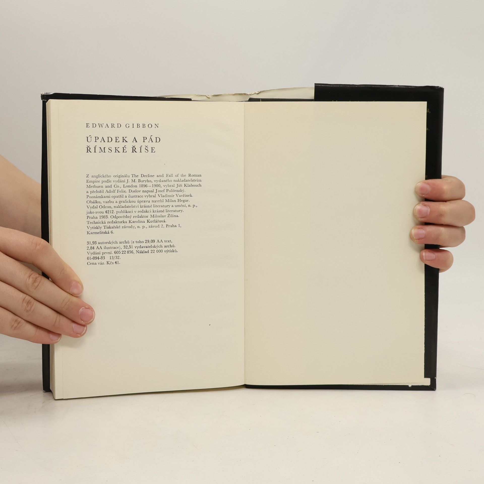 Edward Gibbon Úpadek a pád římské říše