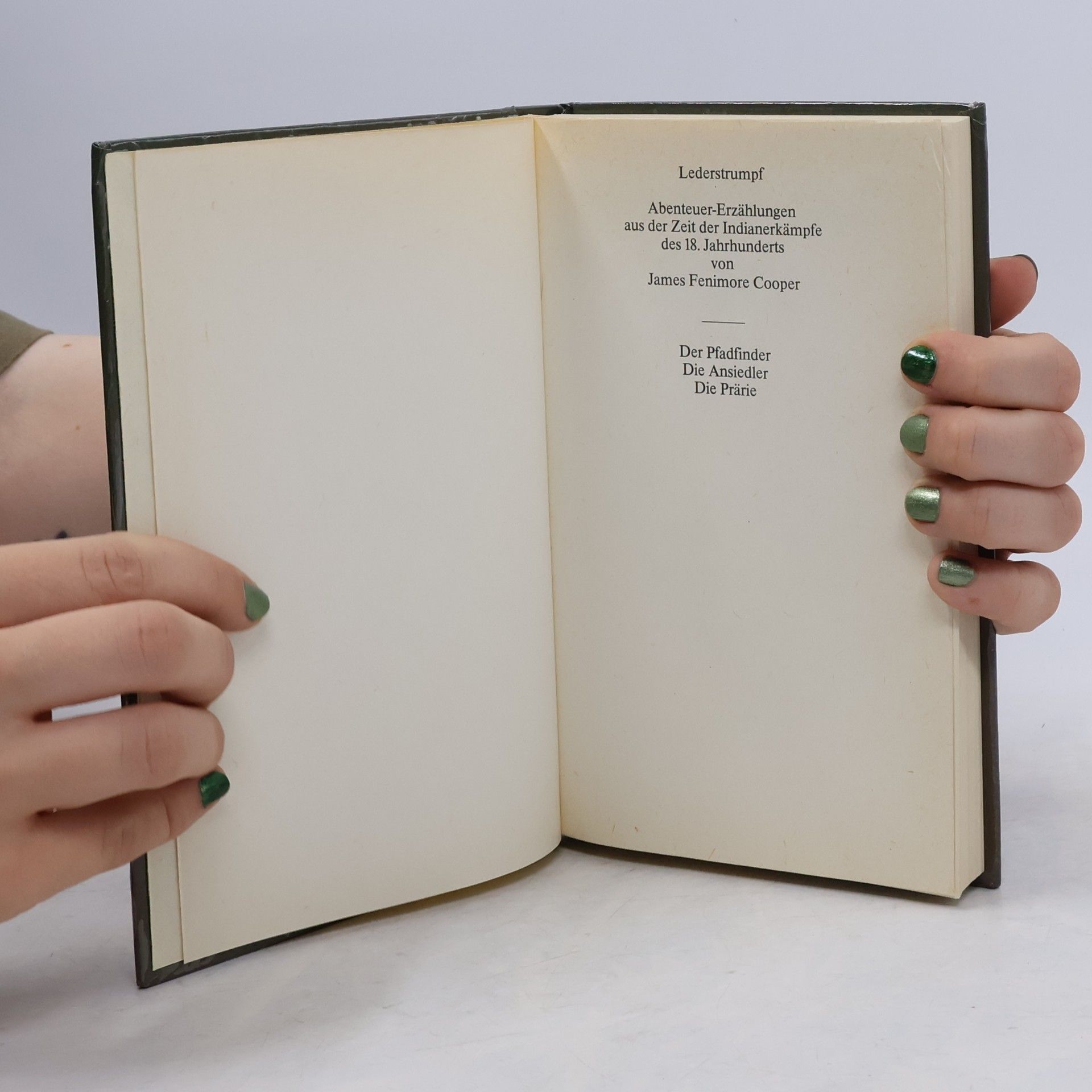 James Fenimore Cooper Lederstrumpf. Die Ansiedler. Die Prärie. Der Pfadfinder
