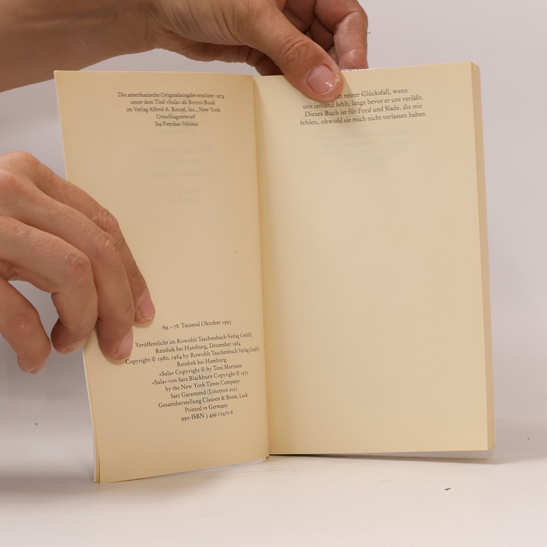 Toni Morrison Sula