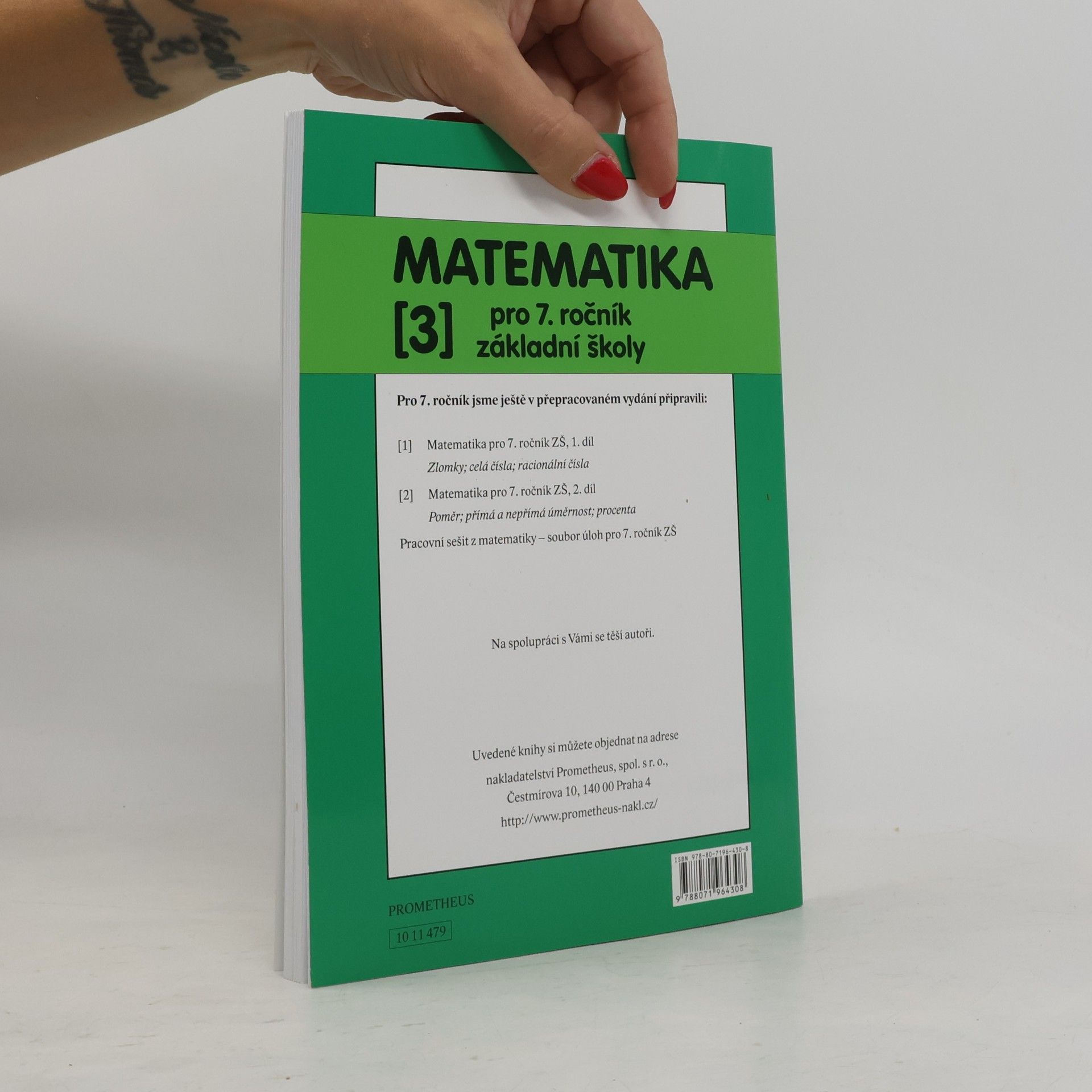Oldřich Odvárko Matematika pro 7. ročník základní školy, 3. díl
