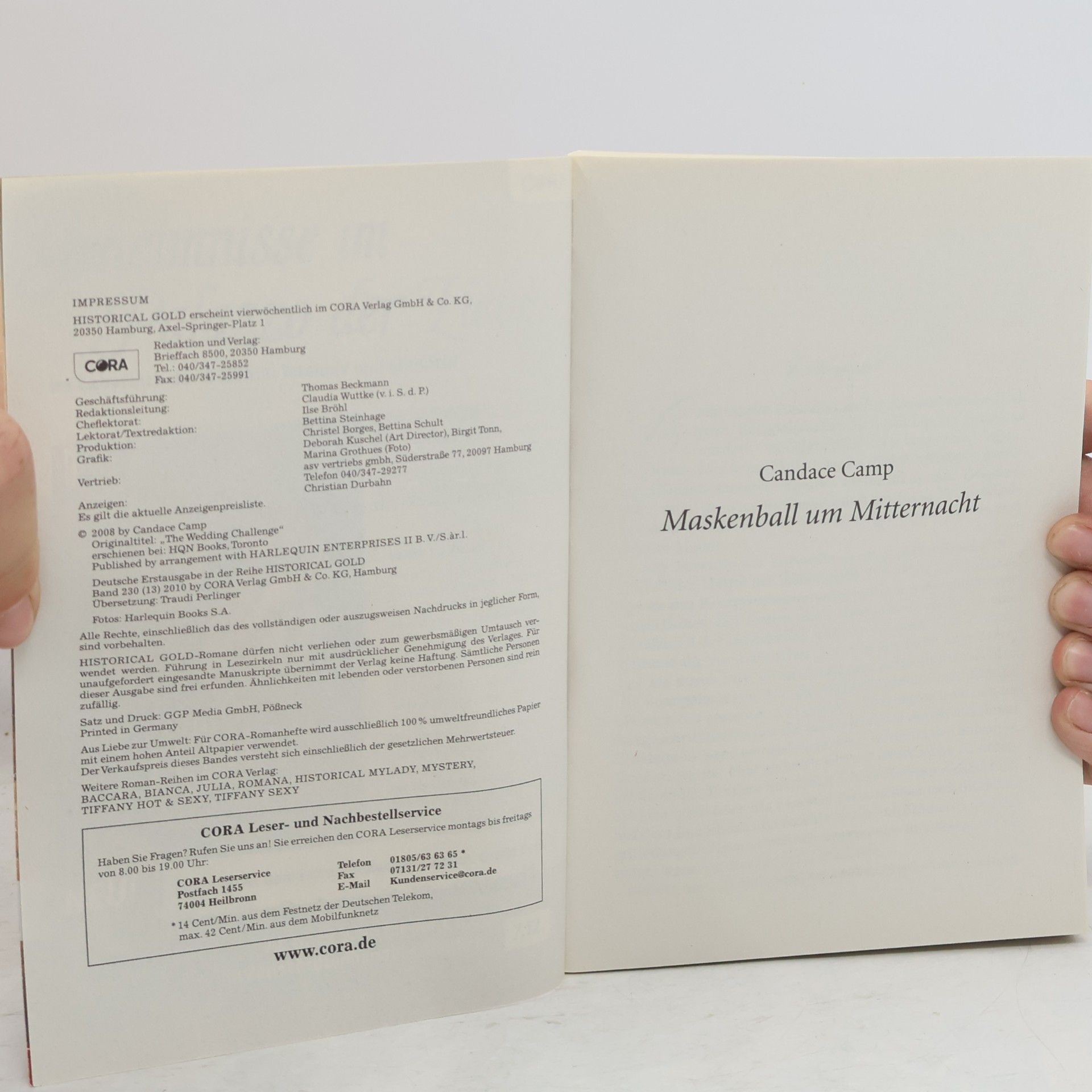 Kristin James Historical Gold 230. Maskenball um Mitternacht